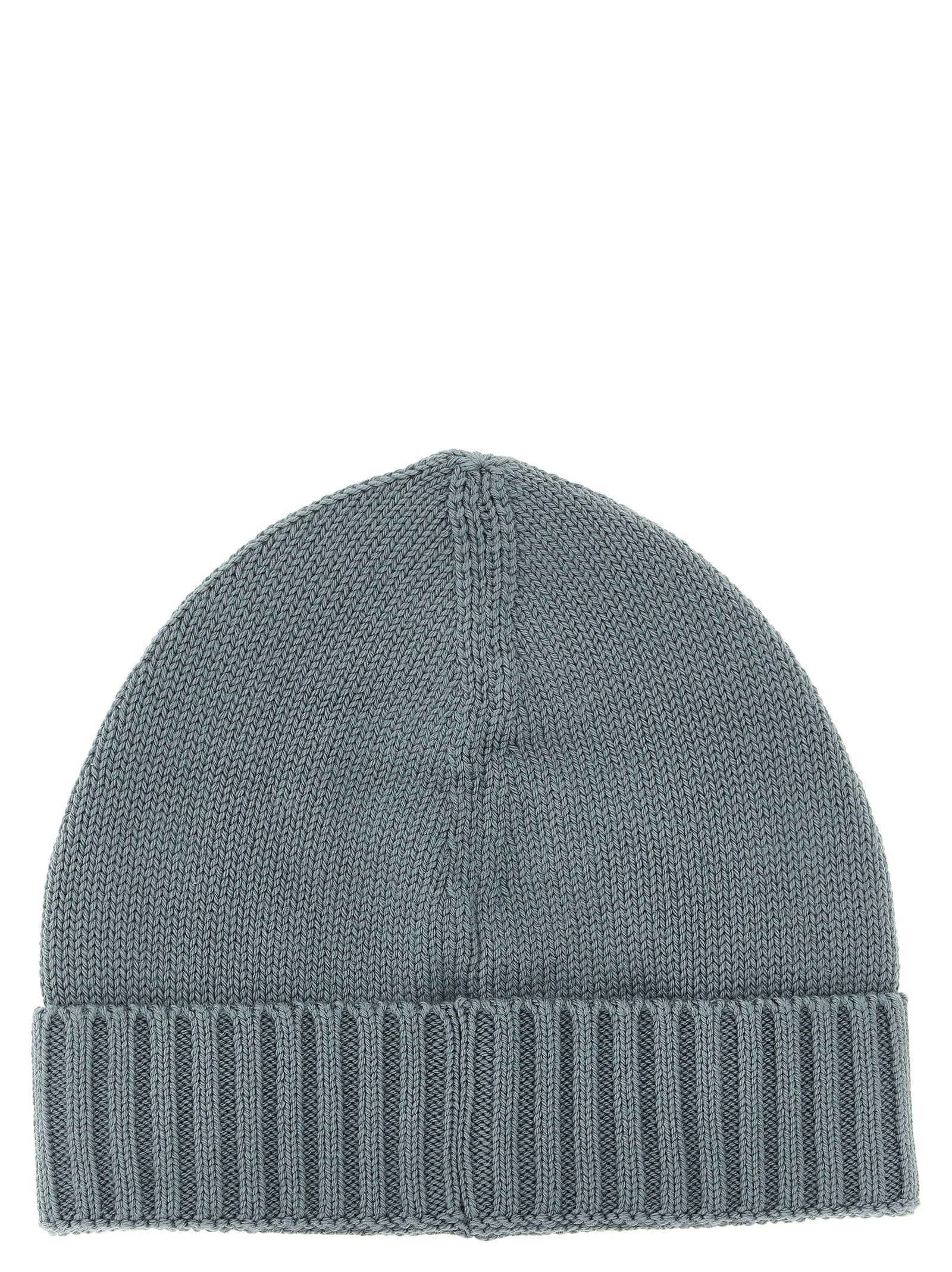 Stone Island Junior Logo Patch Beanie – 95% cotton 5% polyamide - view 2