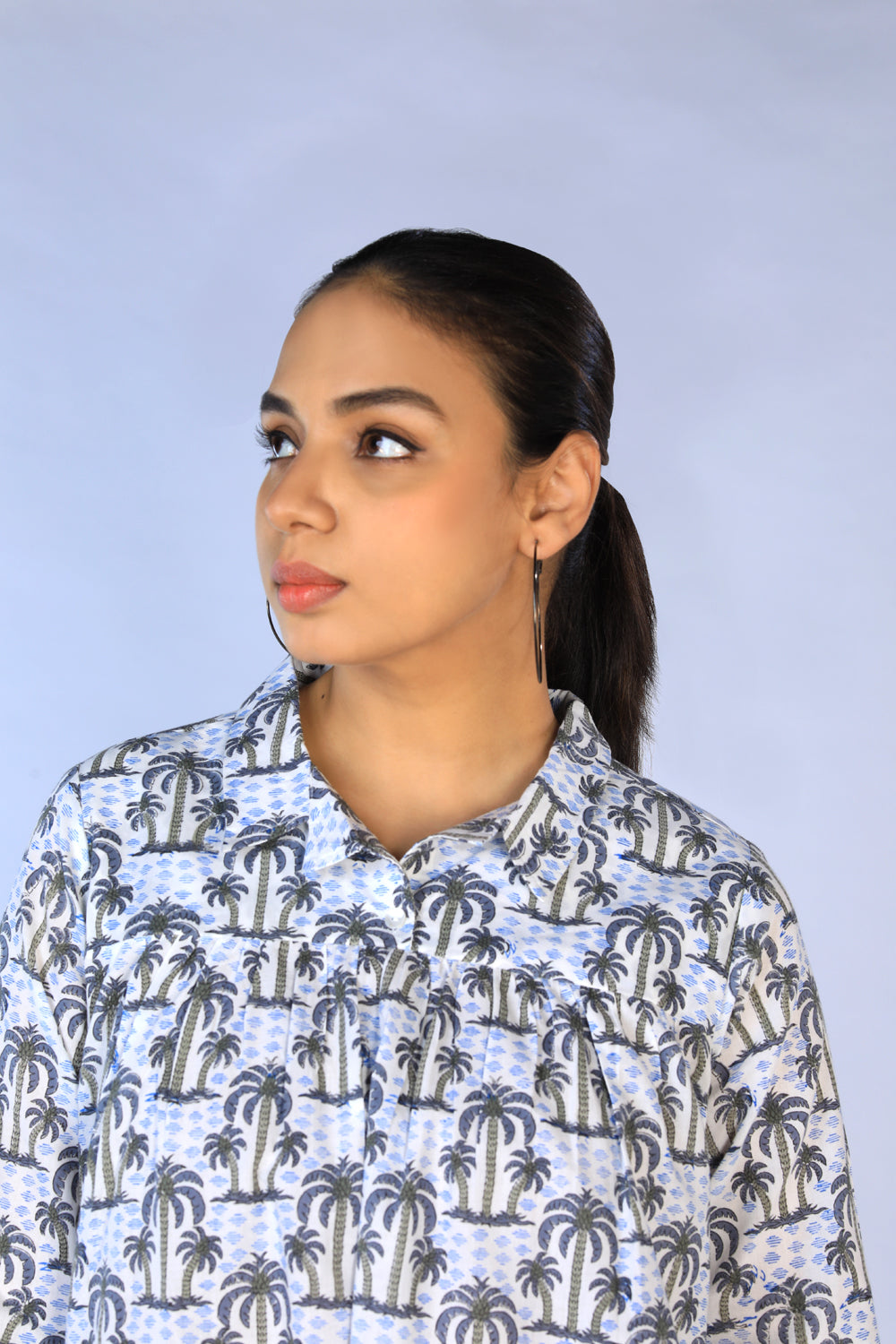 Kalanjali Ethnics Handblock Printed gathered long shirt - view 9