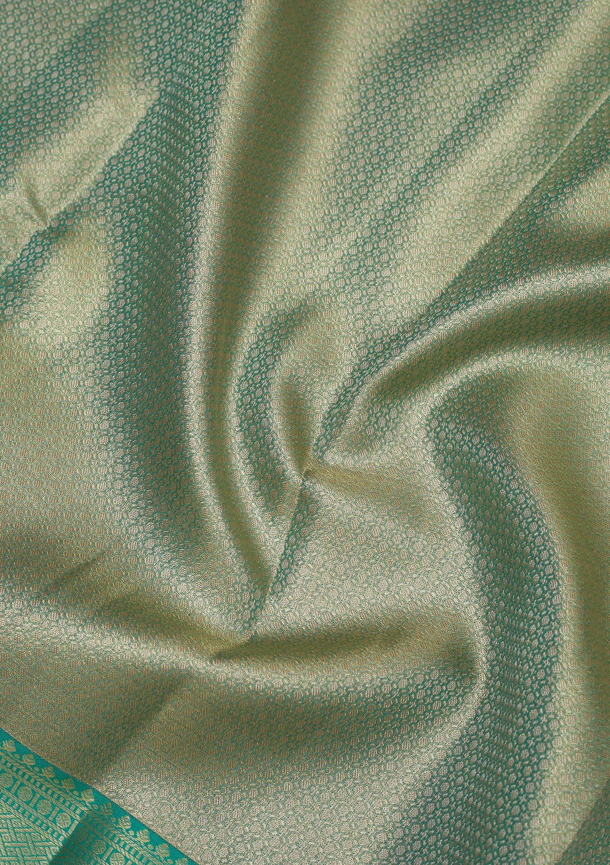 Koskii Green Zariwork Pure Silk Saree – Women's - view 2