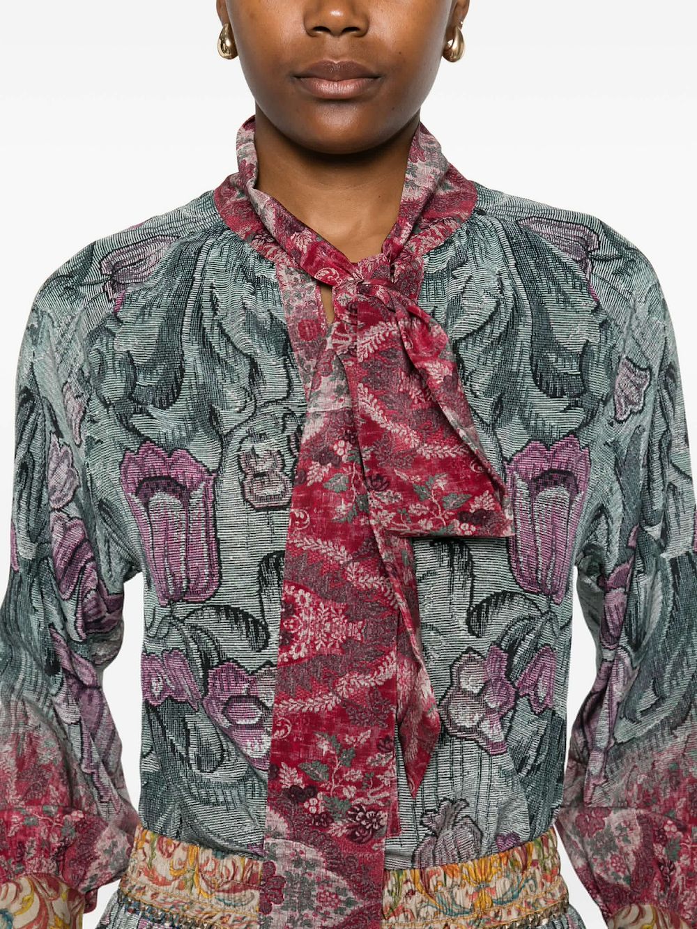 Pierre Louis Mascia Printed silk shirt – SILK 100% - view 4