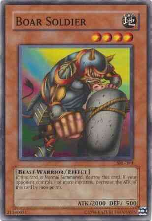Yu-Gi-Oh! Boar Soldier - SRL-089 - Common - Unlimited