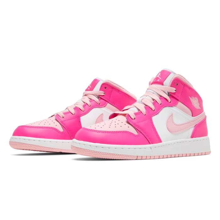 HYPE ELIXIR Air Jordan 1 Mid GS Fierce Pink - view 2