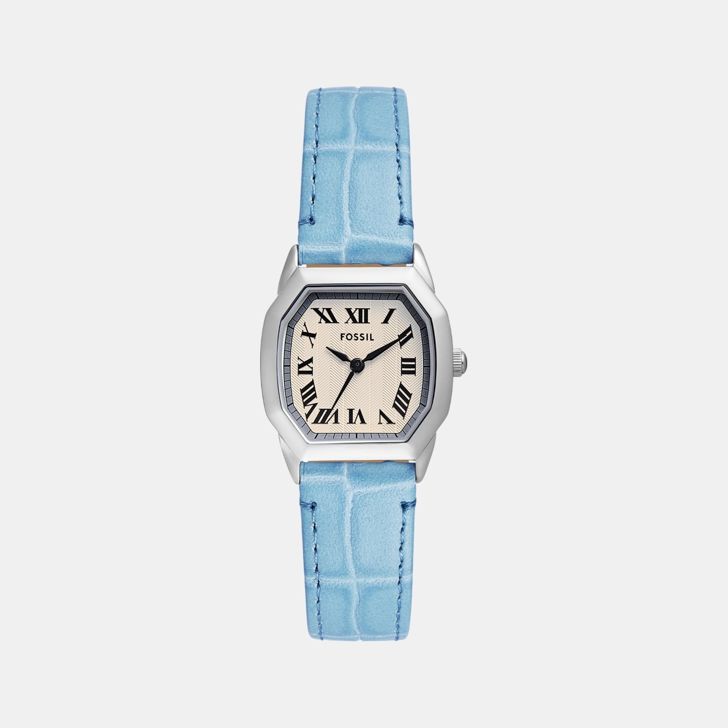 Fossil Harlow Women Quartz Cream Dial Analog Leather Watch ES5405