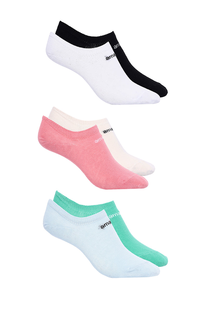 Amante Low Cut Socks (Pack of 6) - Multicolor - view 3