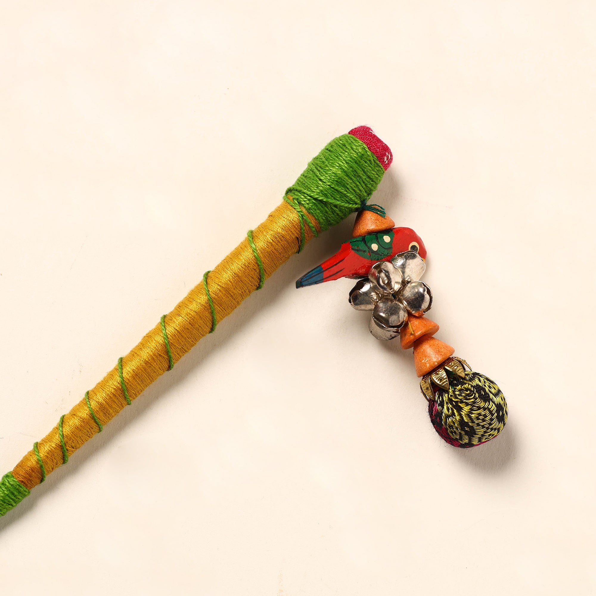 JALPARI Handmade Crochet Wooden Juda Stick 21 - view 2