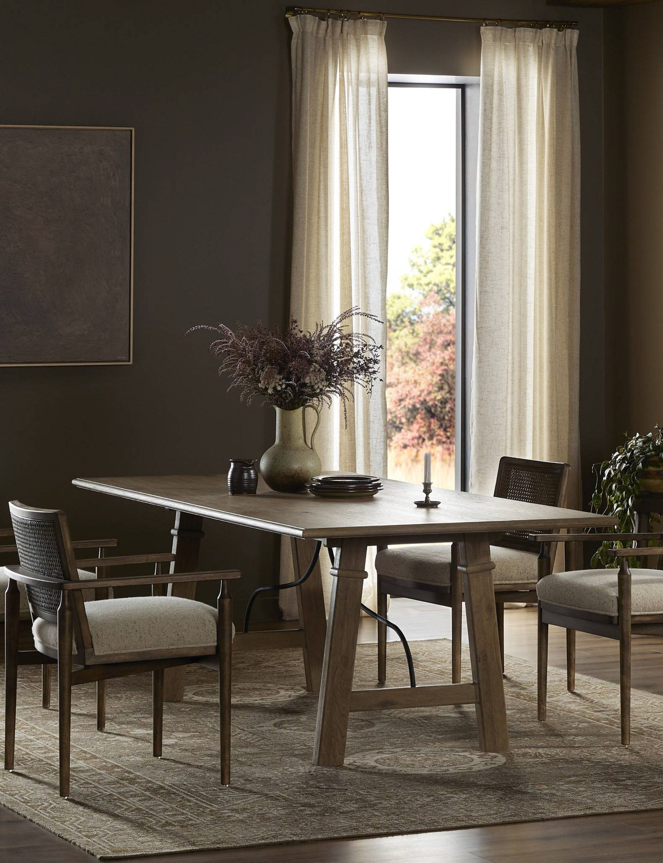 Lulu and Georgia Fritz Dining Table by Amber Lewis x Four Hands - view 2