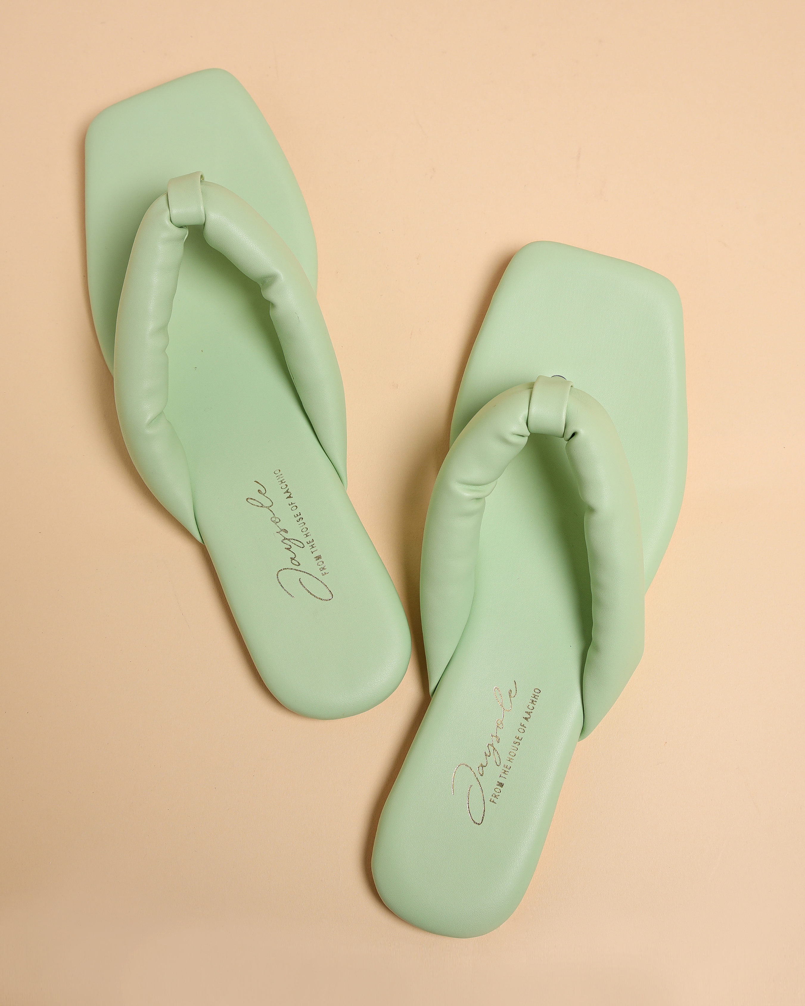 Aachho Wasabi Solid Flats - view 2
