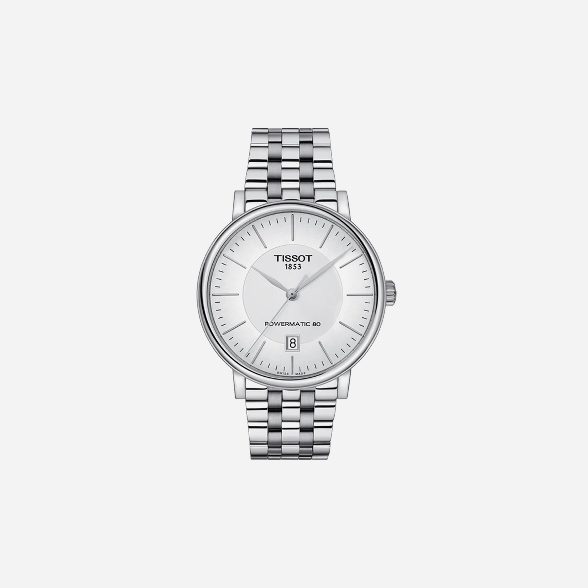 Tissot Carson Premium Powermatic 80 Silver Dial 40mm