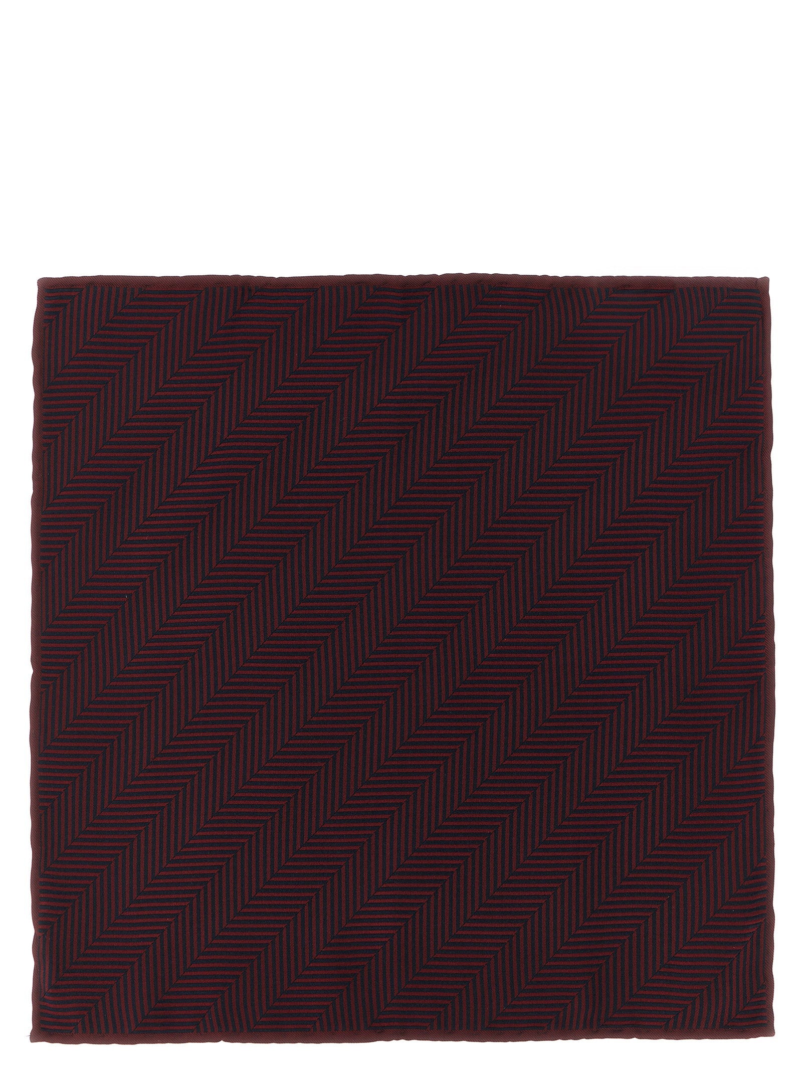 Brunello Cucinelli Chevron Pocket Clutch – 100% silk