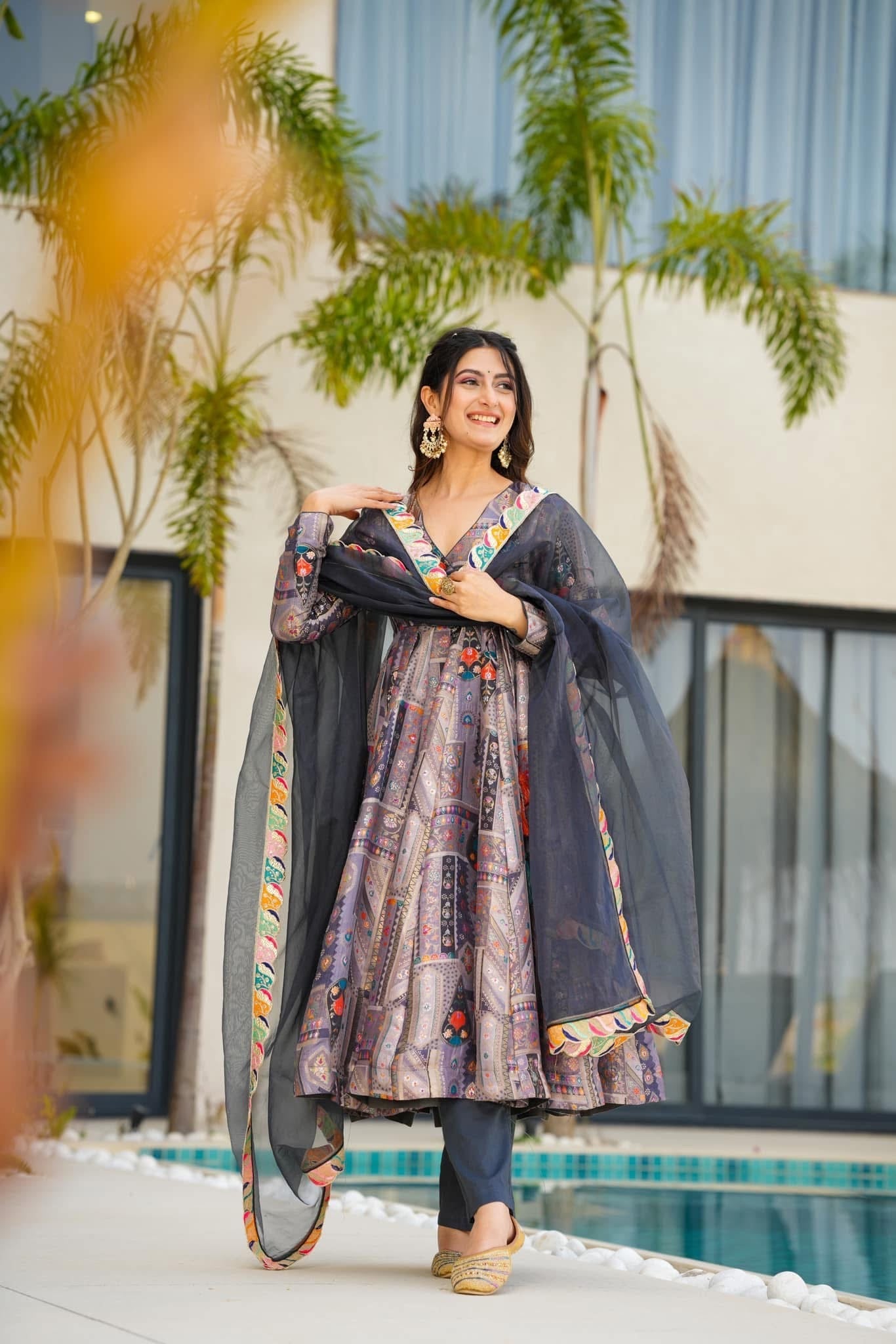 Idaho-o Enigma silk suit set - view 7