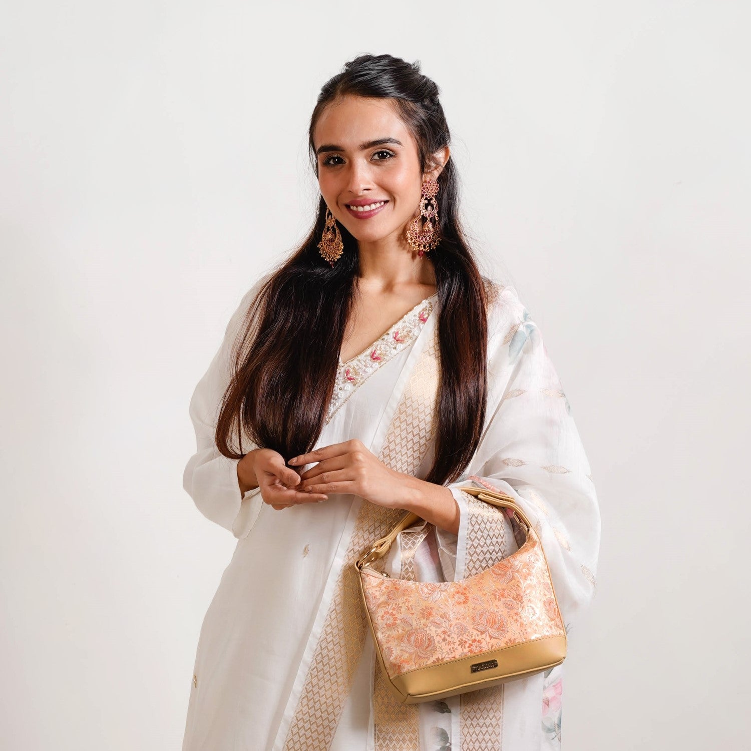 Nestasia Beige Eden Handbag - view 3