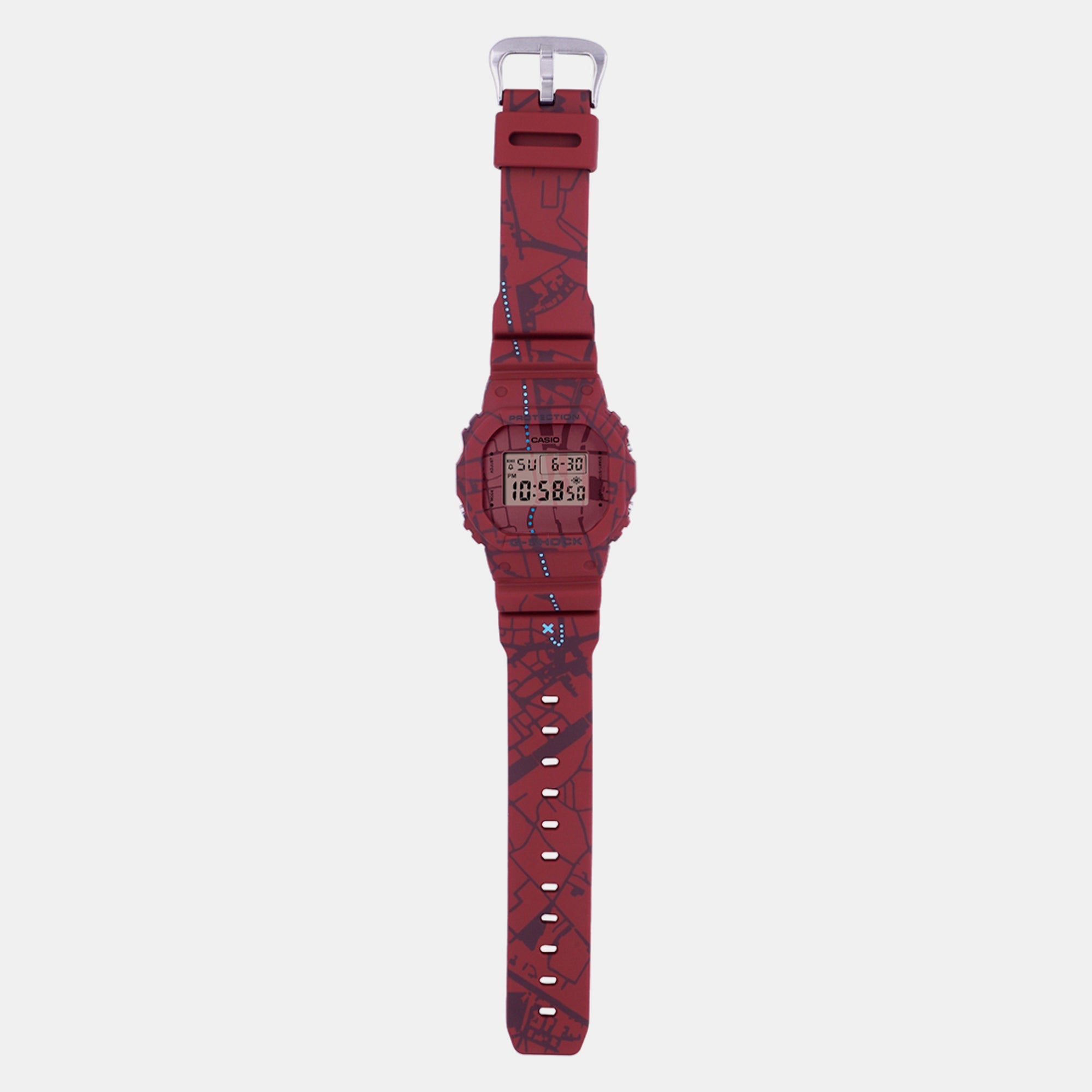 Casio G-Shock Men Quartz Red Dial Digital Resin Watch G1361 - view 5