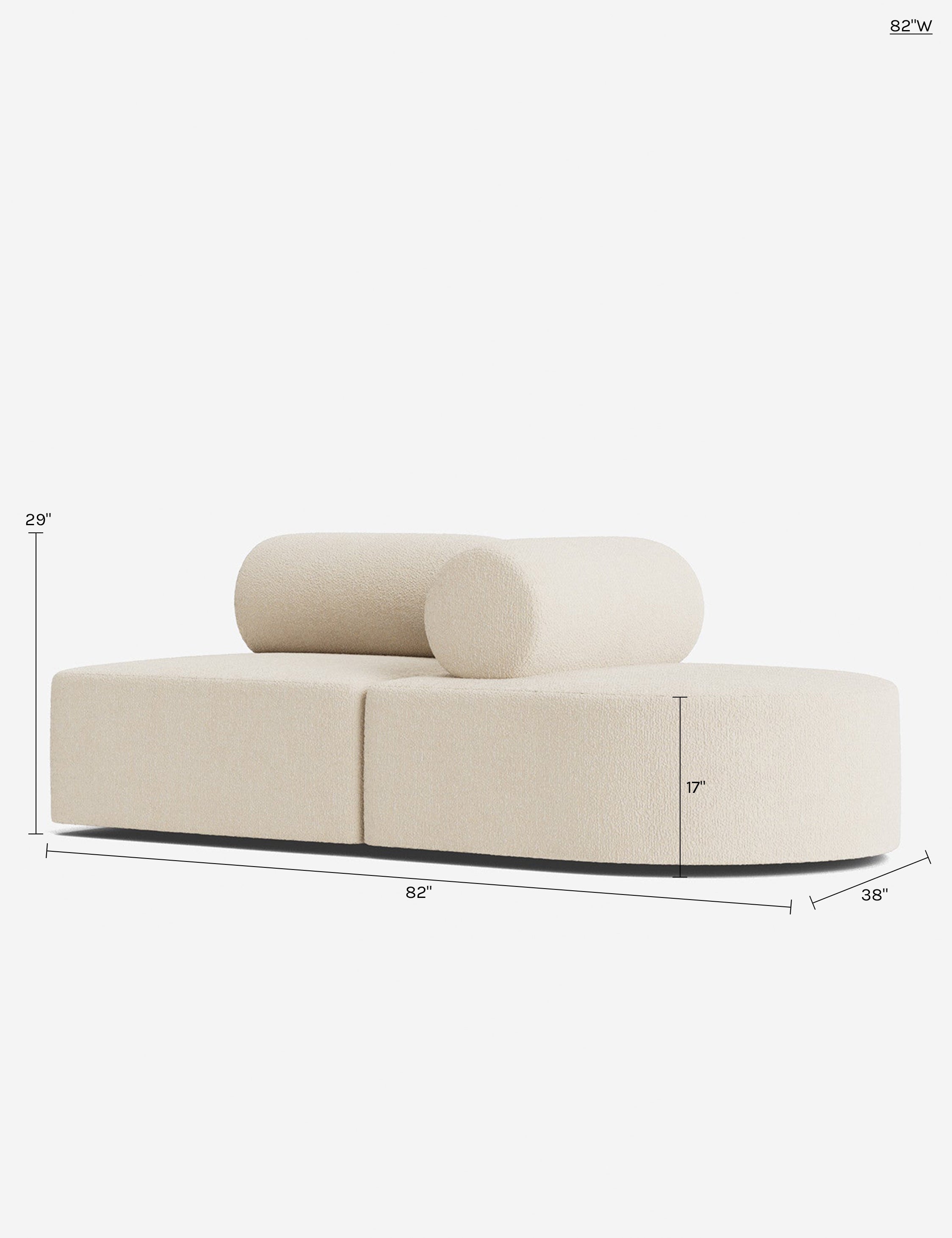 Lulu and Georgia Sloman Modular 2-Piece Chaise - view 166