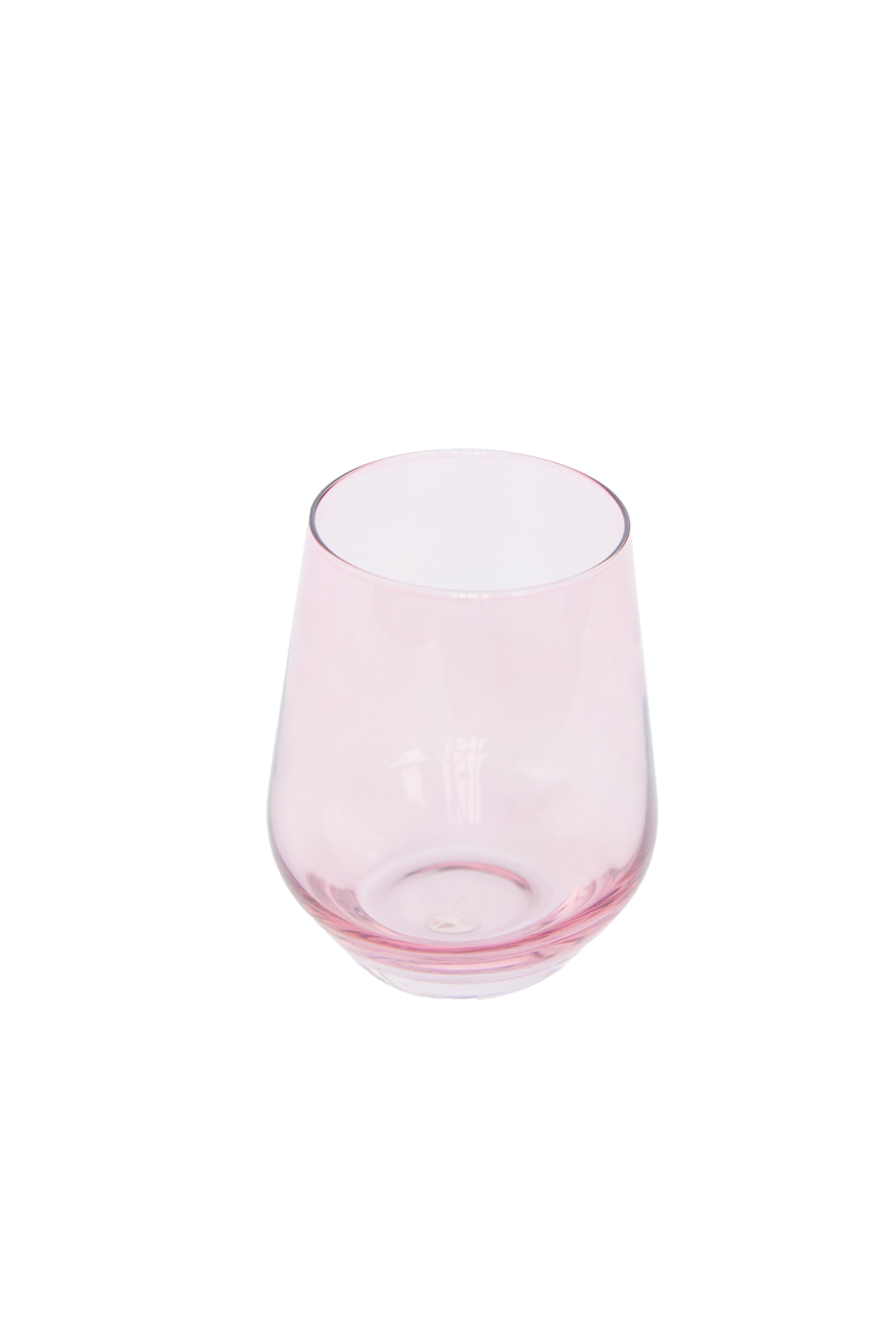 Estelle Colored Glass Estelle Colored Wine Stemless - Set of 6 {Rose} - view 8