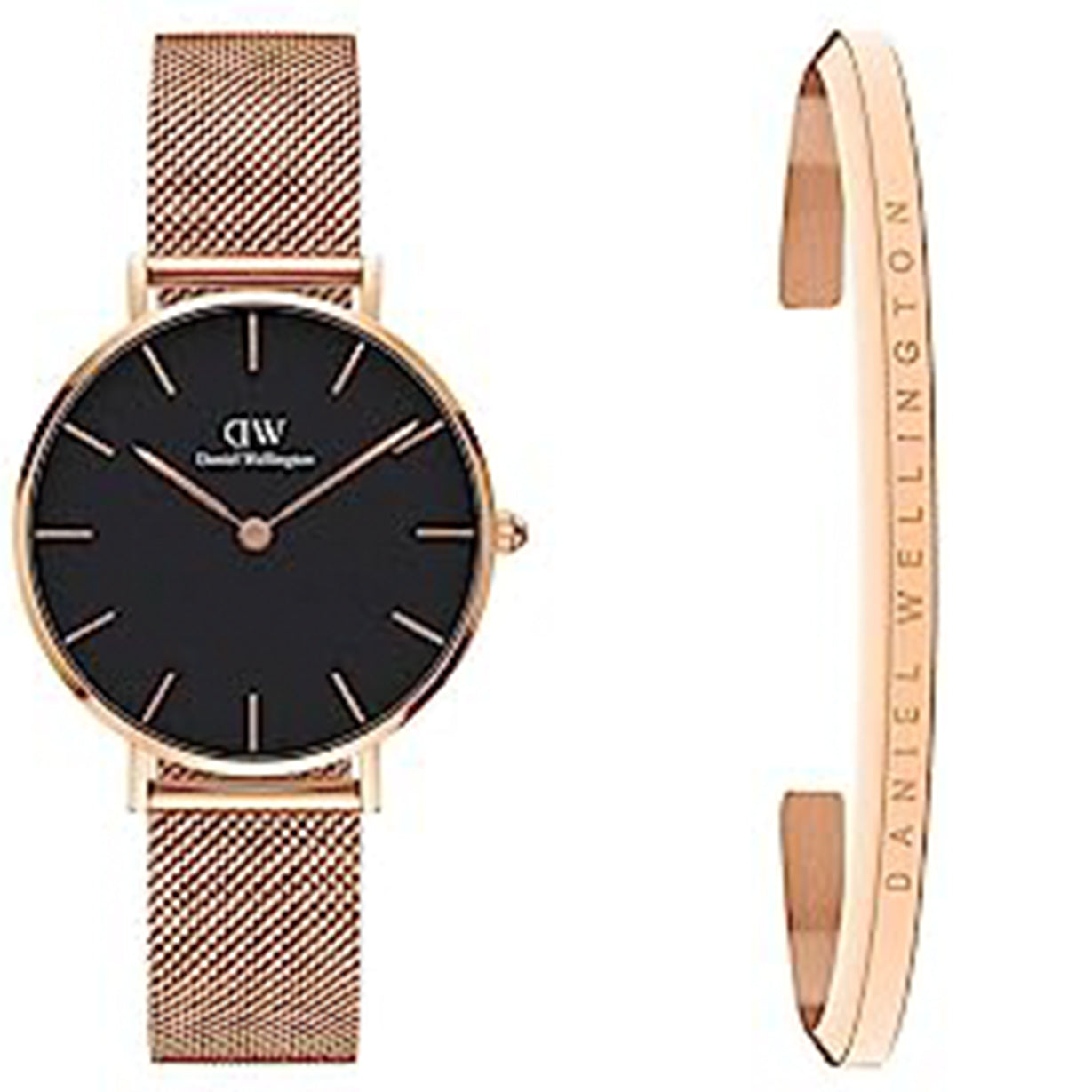 Daniel Wellington Petite Melrose Black & Rose Gold - view 4