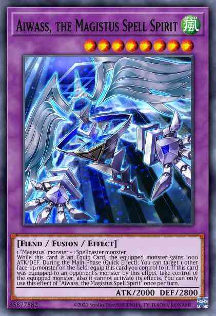 Aiwass the magistus – Yu-Gi-Oh! Aiwass, the Magistus Spell Spirit - GEIM-EN005 - Super Rare - 1st Edition