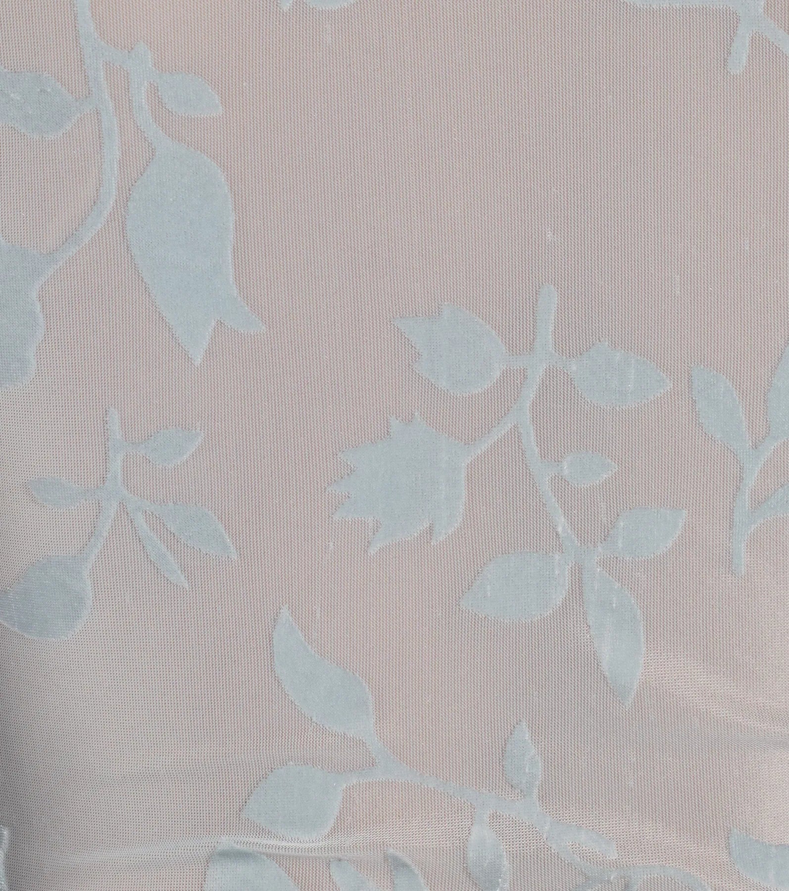 Windsor Charming Flocked Floral Mesh Long Sleeve Corset Top - view 8