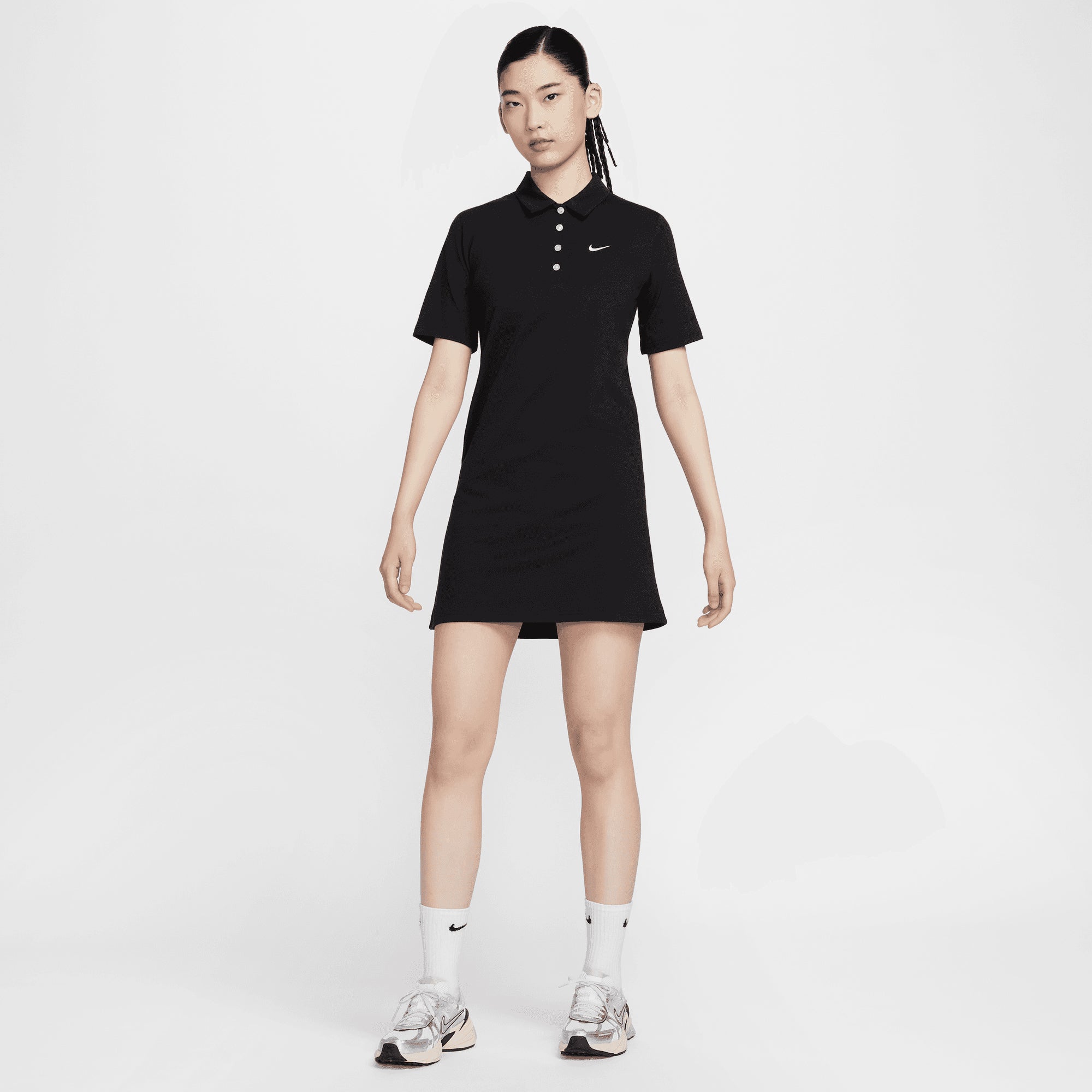Nike | Sportswear Dress { Black/white - view 5