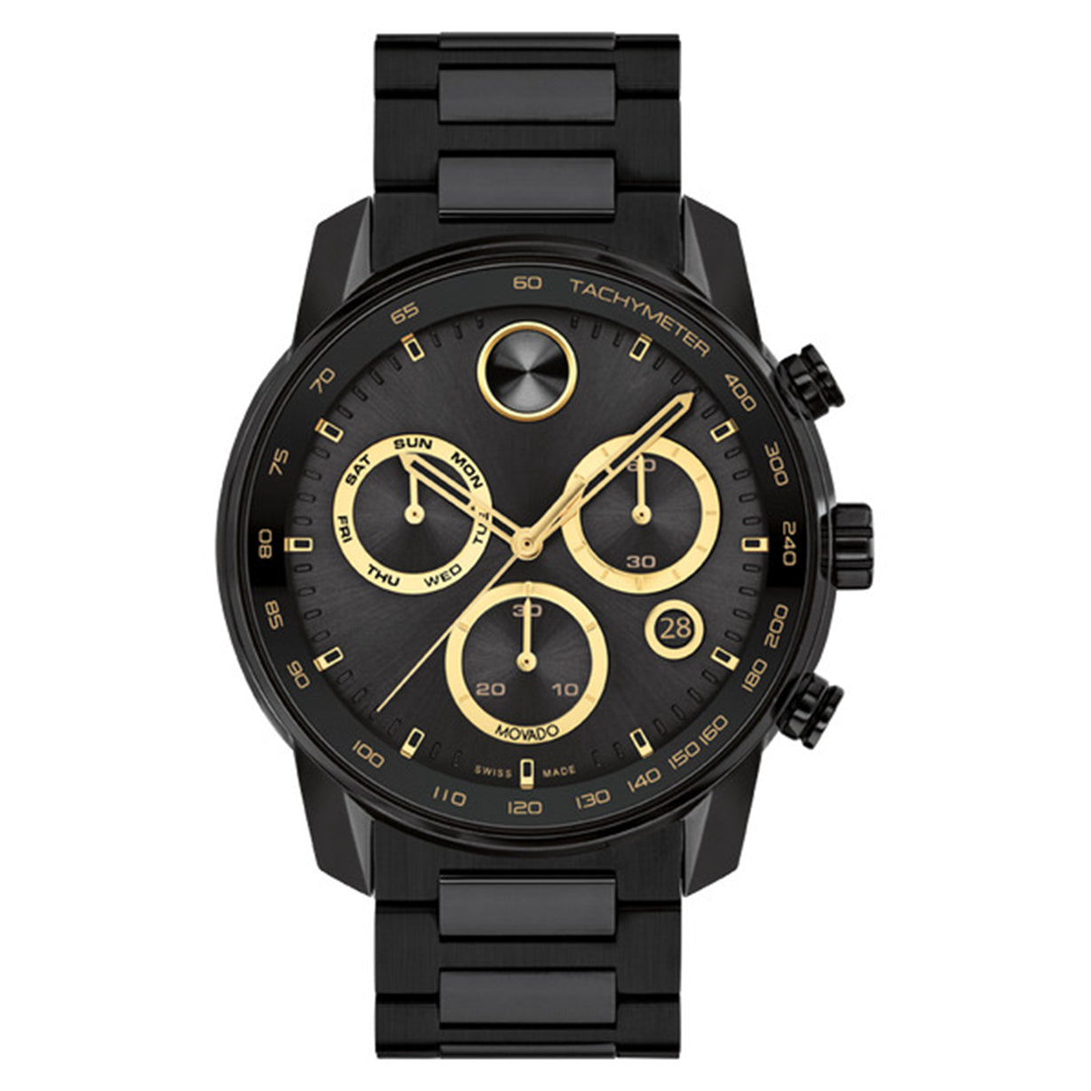 Movado Bold Verso Black Dial Men 44mm - view 4
