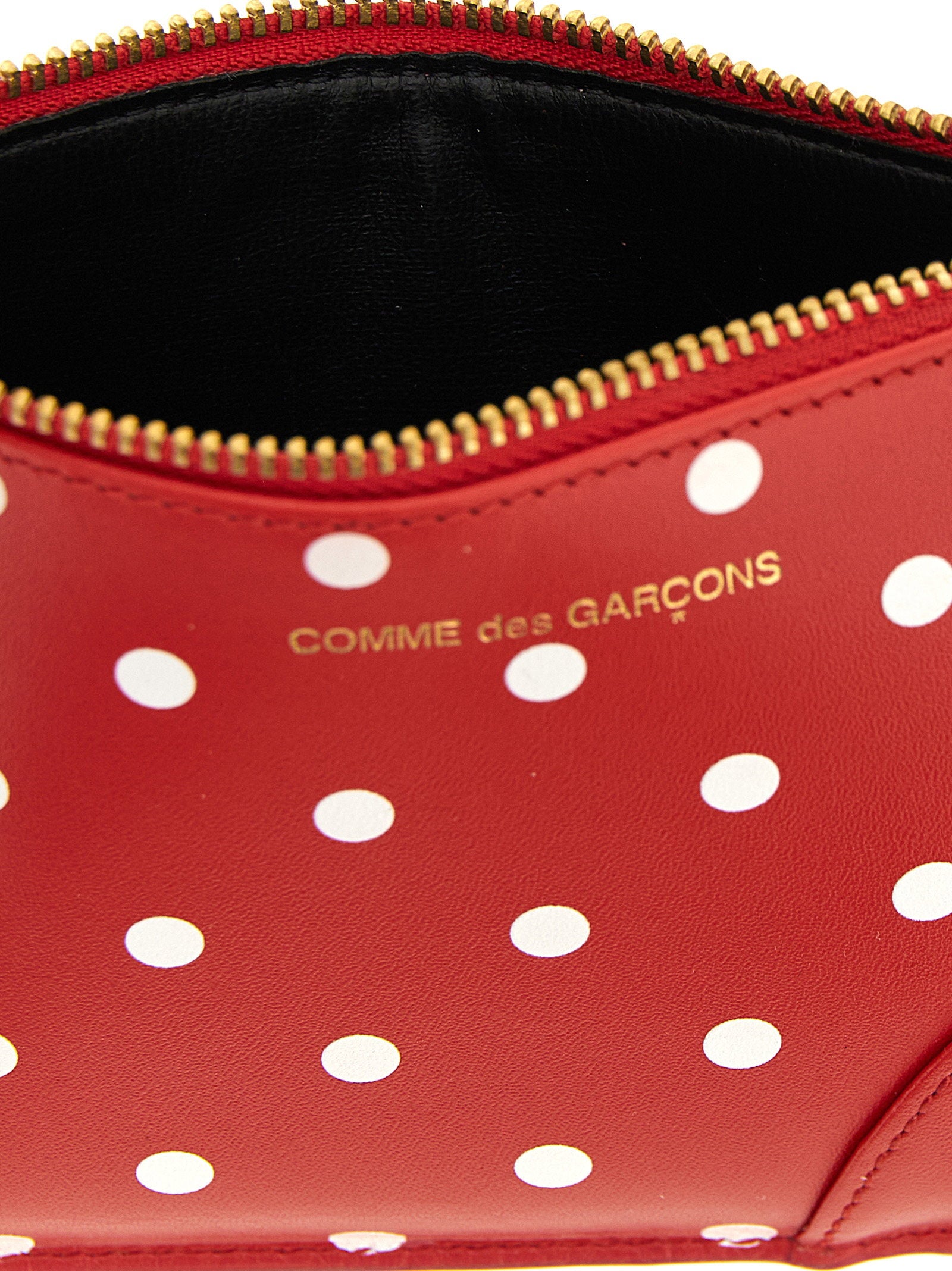 Comme Des Garcons Wallet Polka Dots Printed Card Holder - view 3