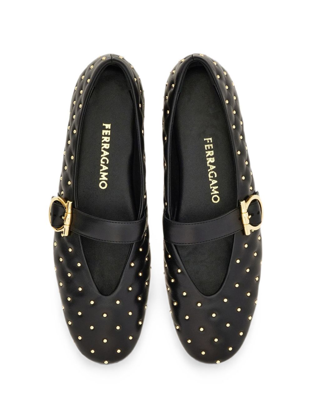 Ferragamo Flat shoes BLACK – Upper: 100% Lamb - view 2