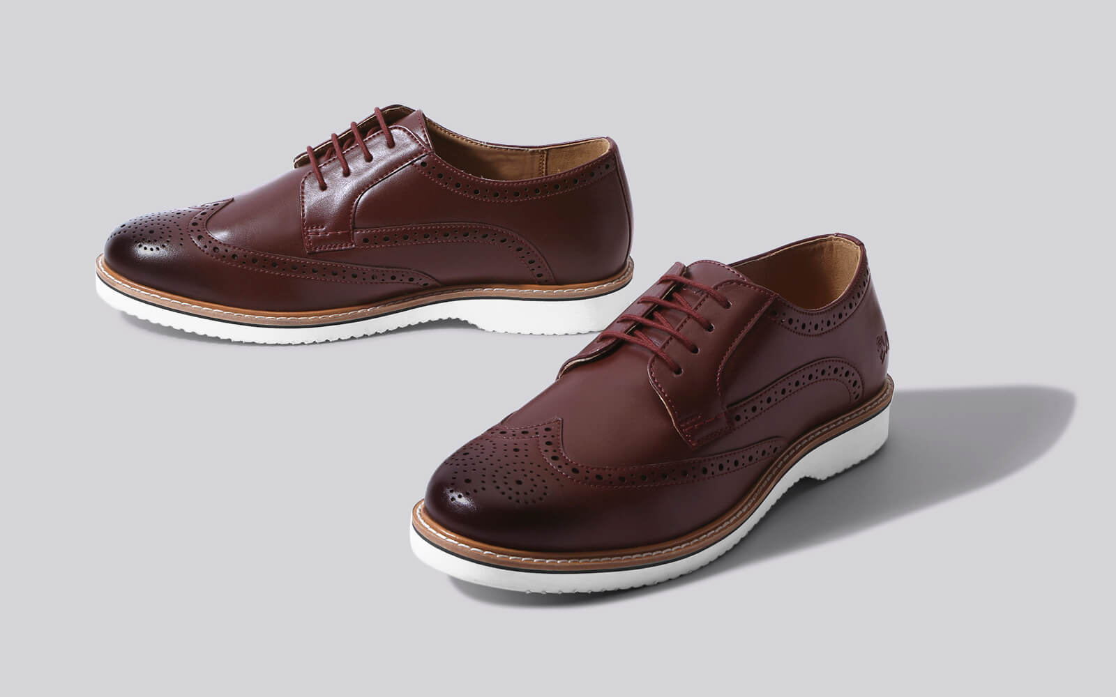 Neeman's Luxe Brogues : Burgundy - view 9