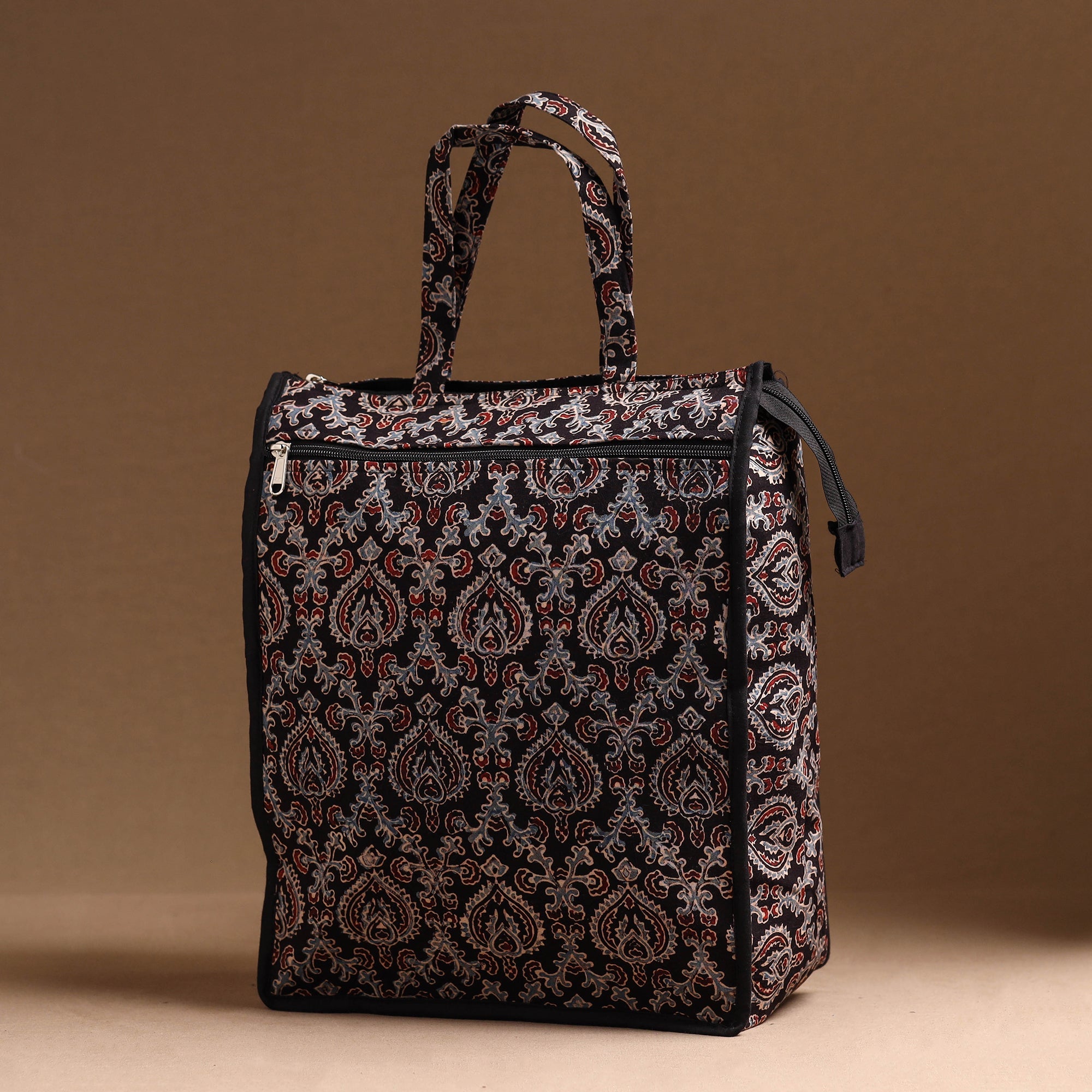 NOORI BAZAR Black - Handcrafted Cotton Shopping Bag 17 - view 2