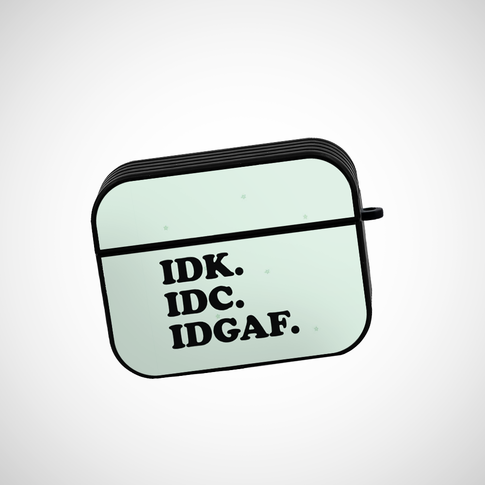 Cover It Up IDGAF Glass Airpods Pro Case Covers