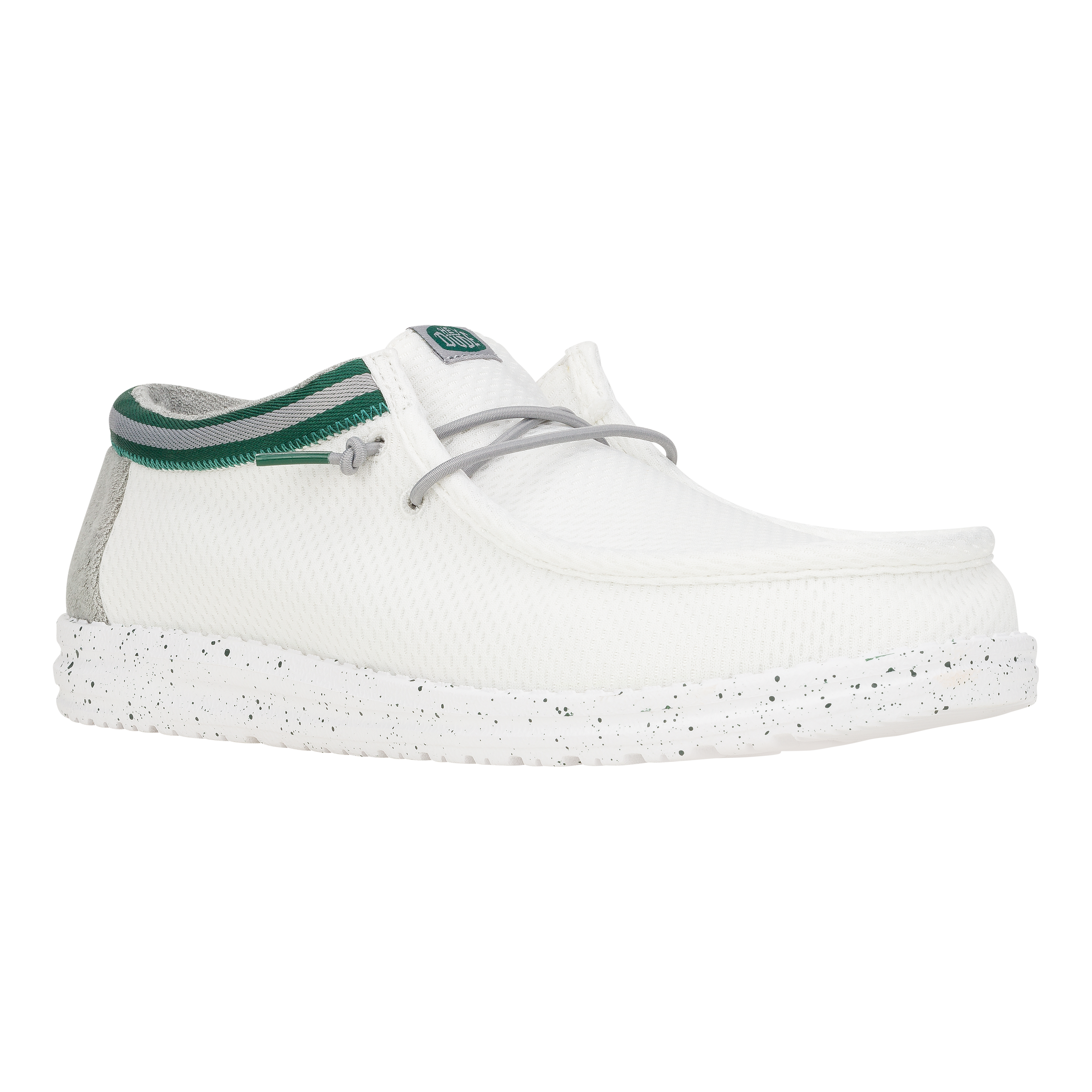 HEYDUDE shoes Wally Varsity Jersey - White Green - view 8