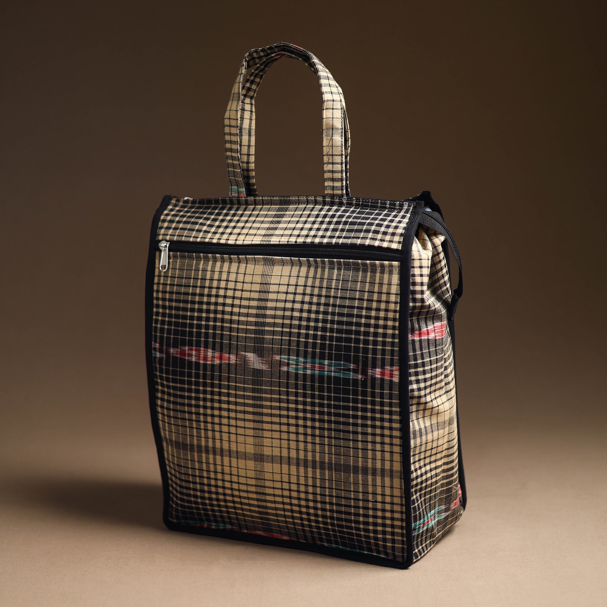 NOORI BAZAR Black - Handcrafted Cotton Shopping Bag 05 - view 2