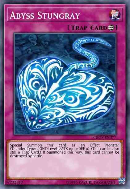 Yu-Gi-Oh! Abyss Stungray - CROS-EN077 - Common - 1st Edition