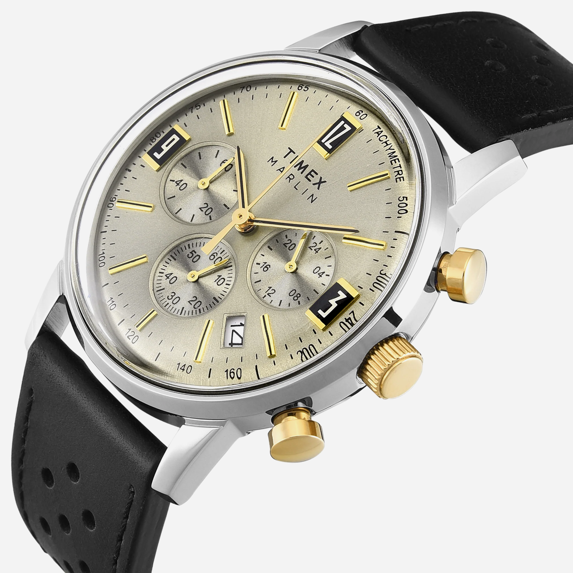 Timex Marlin 42mm Beige Round Dial Analog Men's Watch - view 2