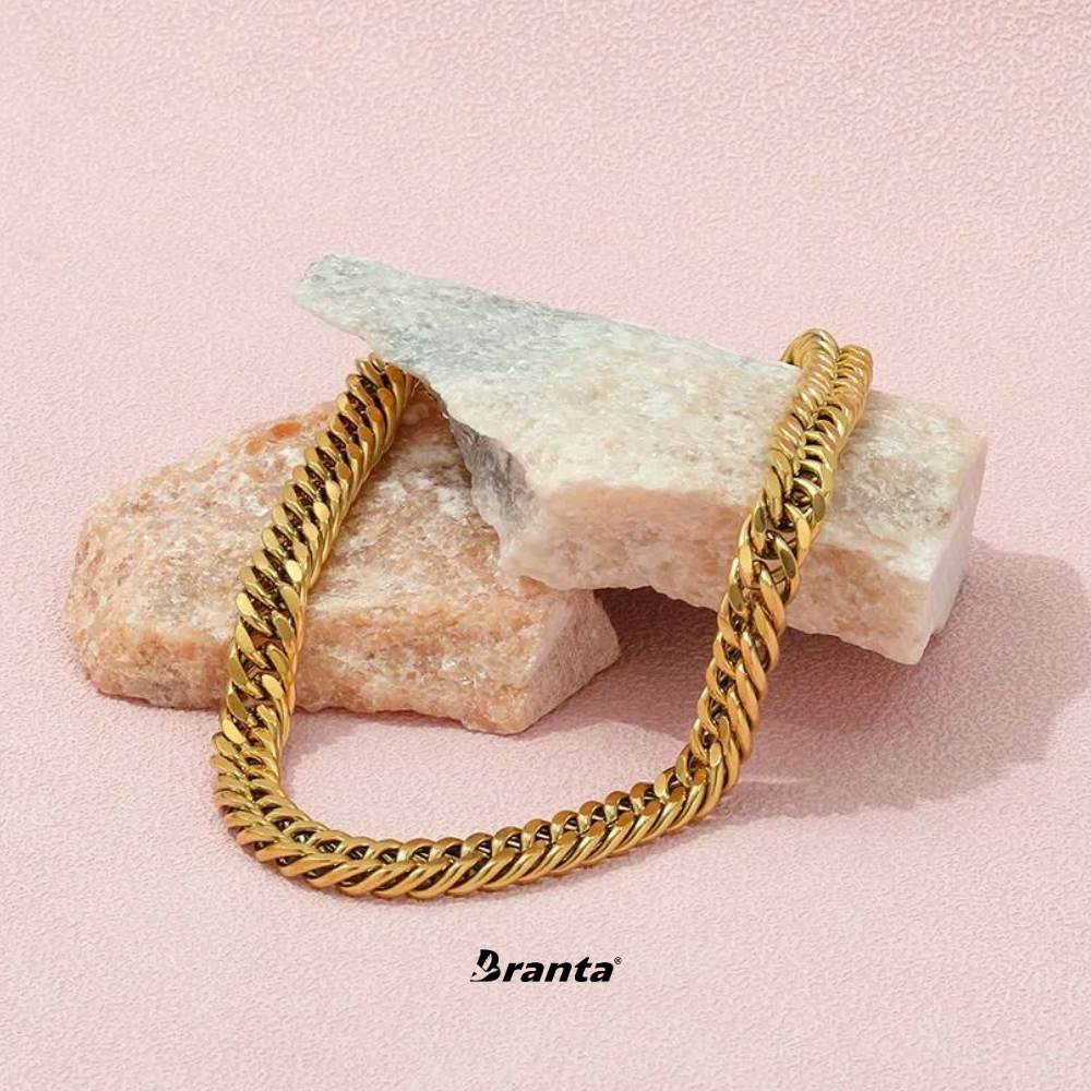 Branta Luxe Men's Heavyweight Gold Chain (21.5 Inch) - view 2