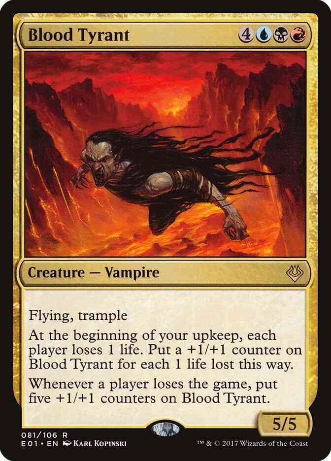 Blood tyrant 81 – Magic Blood Tyrant [81] [Archenemy: Nicol Bolas] [Non-Foil]