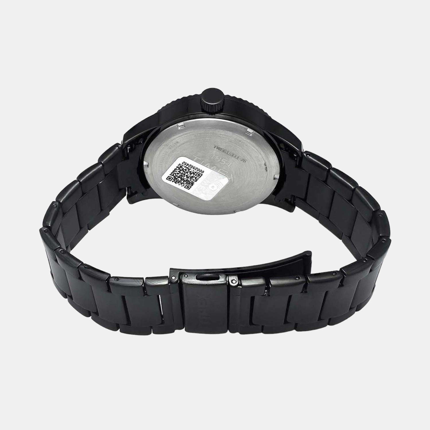 Timex E Class Men Quartz Black Dial Chronograph Stainless Steel Watch TWEG15111 - view 2