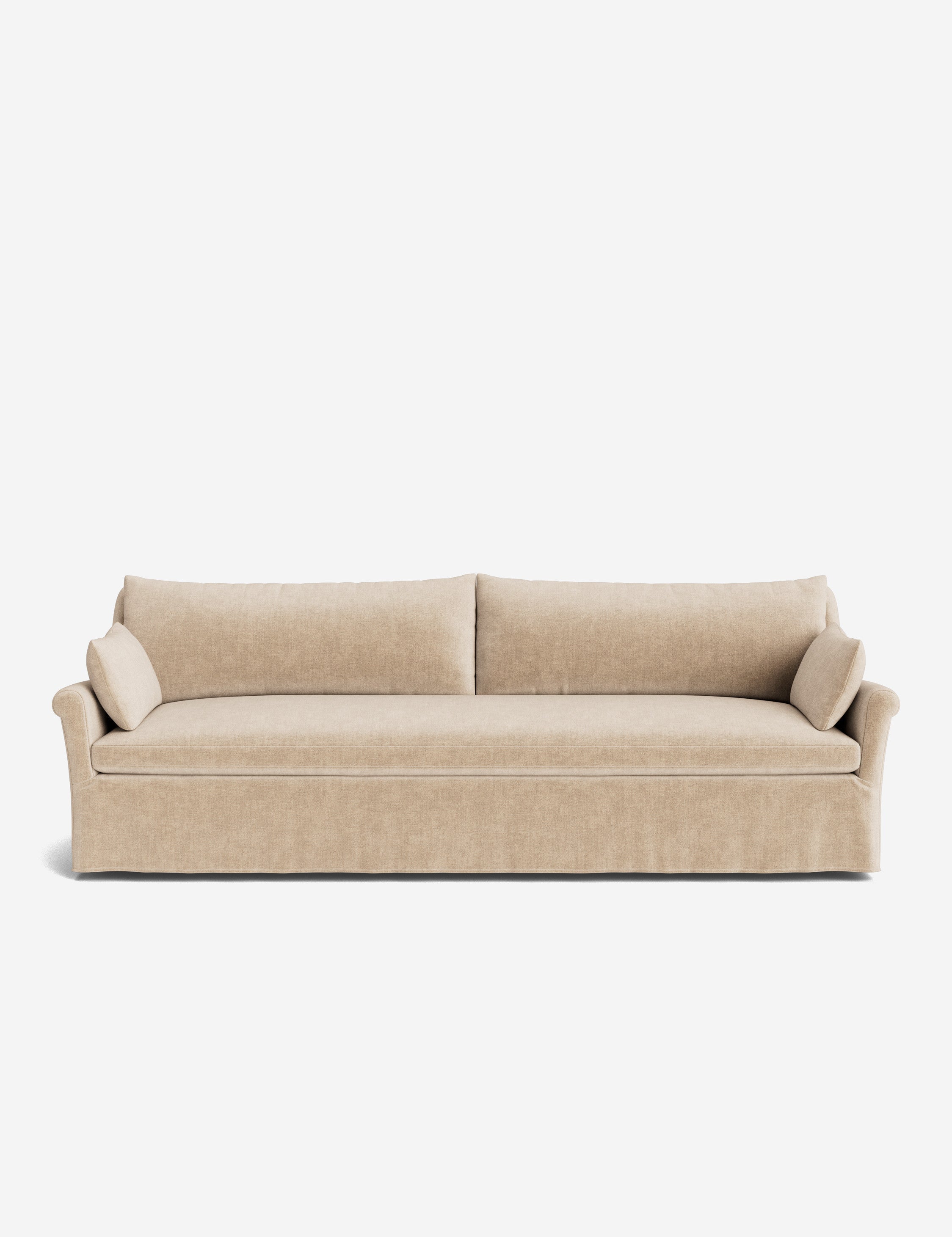Lulu and Georgia Portola Rolled Arm Slipcover Sofa - view 15