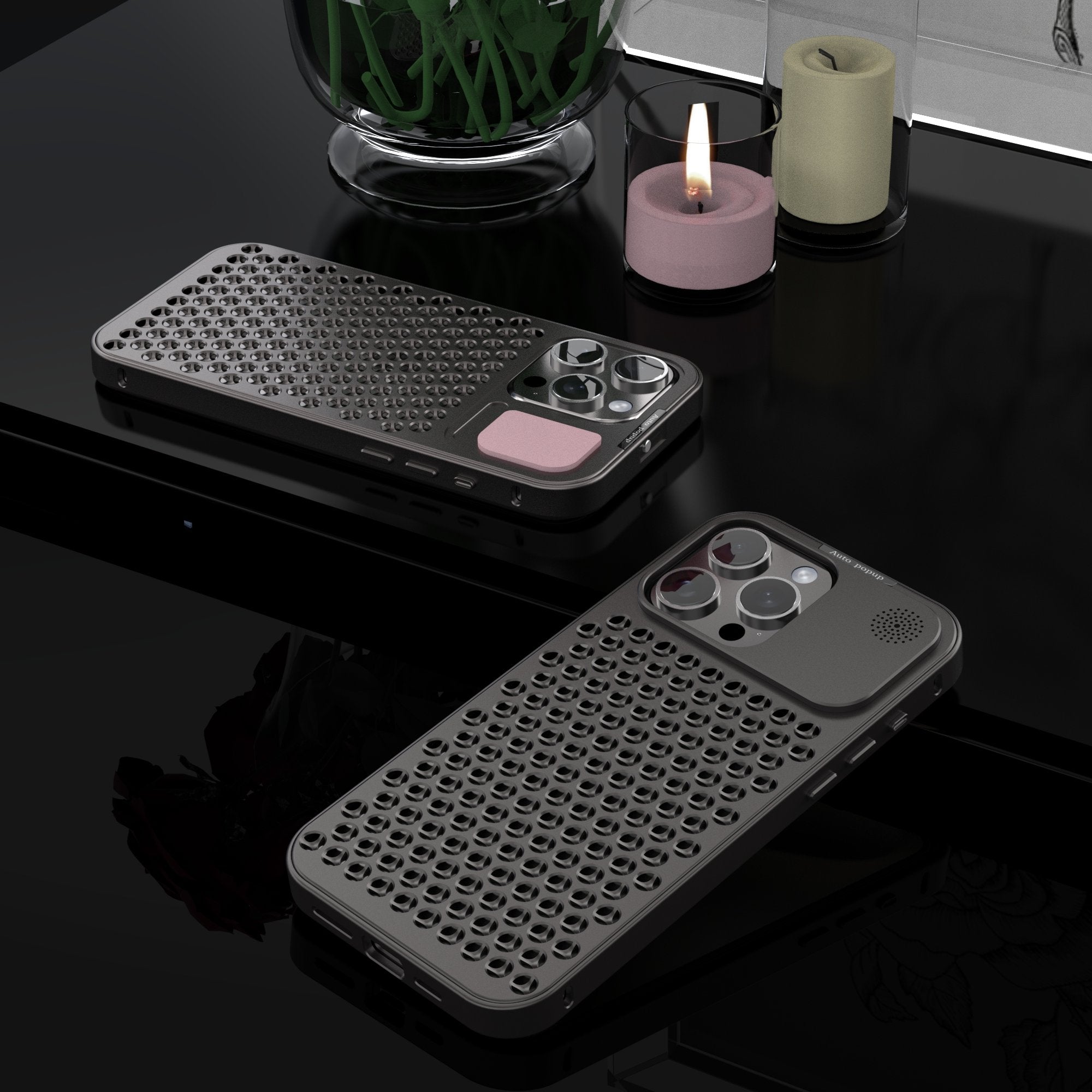 Million Cases iPhone 15 Series Aero Mesh Pro ® Metallic Hybrid Case