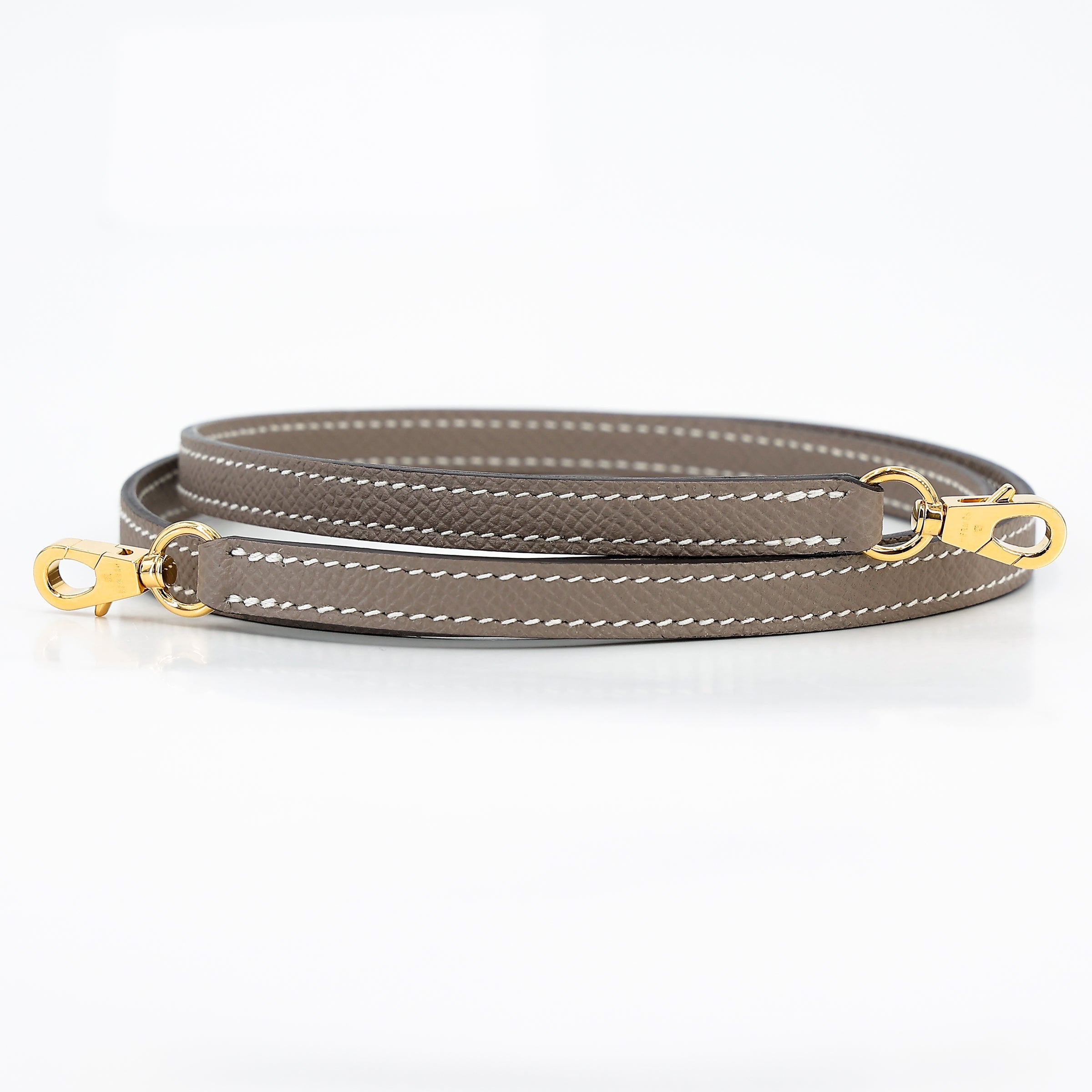 Cop Underdog HERMÈS Mini Kelly II HSS Gris Asphalte Epsom Gold hardware - view 3