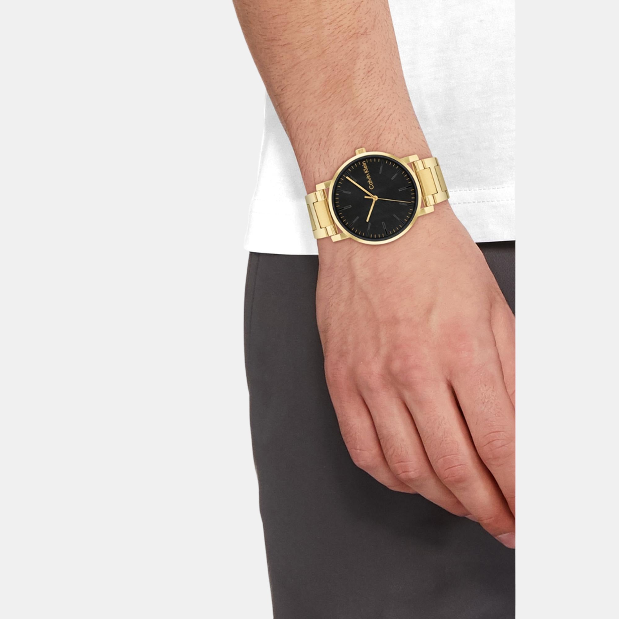 Calvin Klein Ck Slate Men Quartz Black Dial Analog Stainless Steel Watch 25200257 - view 4