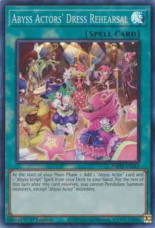 Yu-Gi-Oh! Abyss Actors' Dress Rehearsal - PHHY-EN063 - Super Rare - 1st Edition