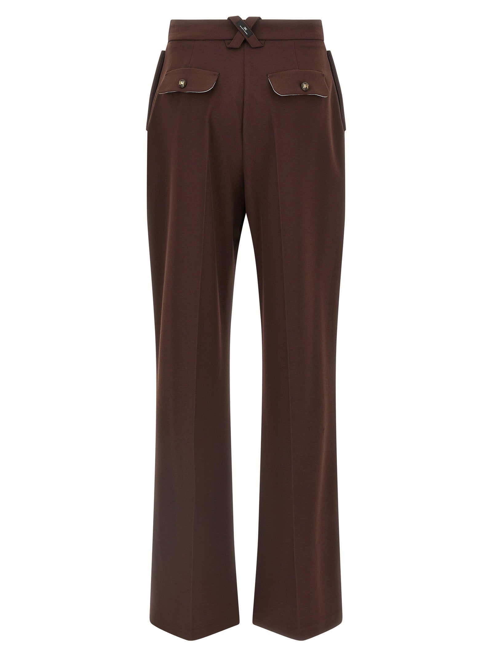 Elisabetta Franchi Palazzo Pants - view 2