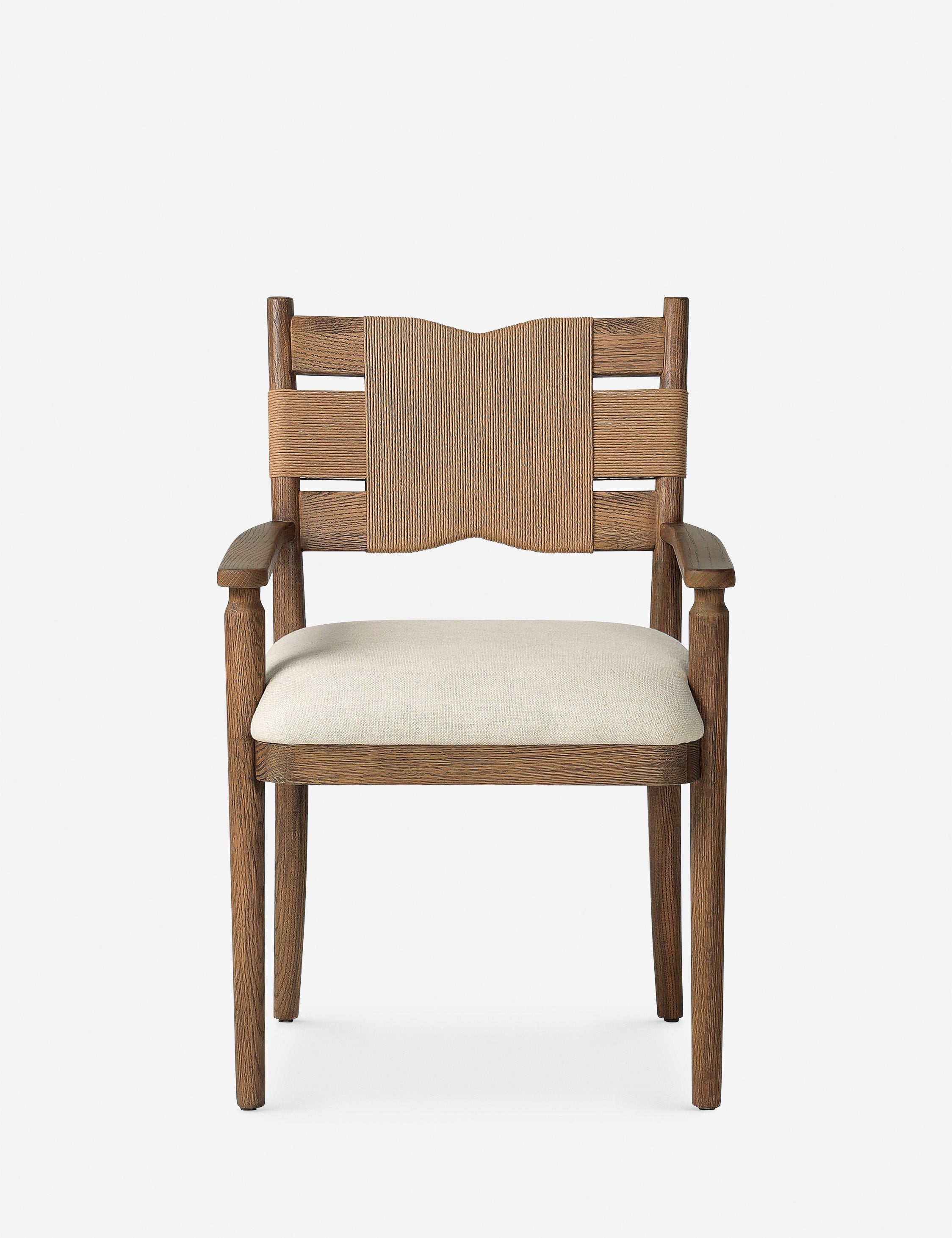 Lulu and Georgia Tova Dining Arm Chair by Amber Lewis x Four Hands