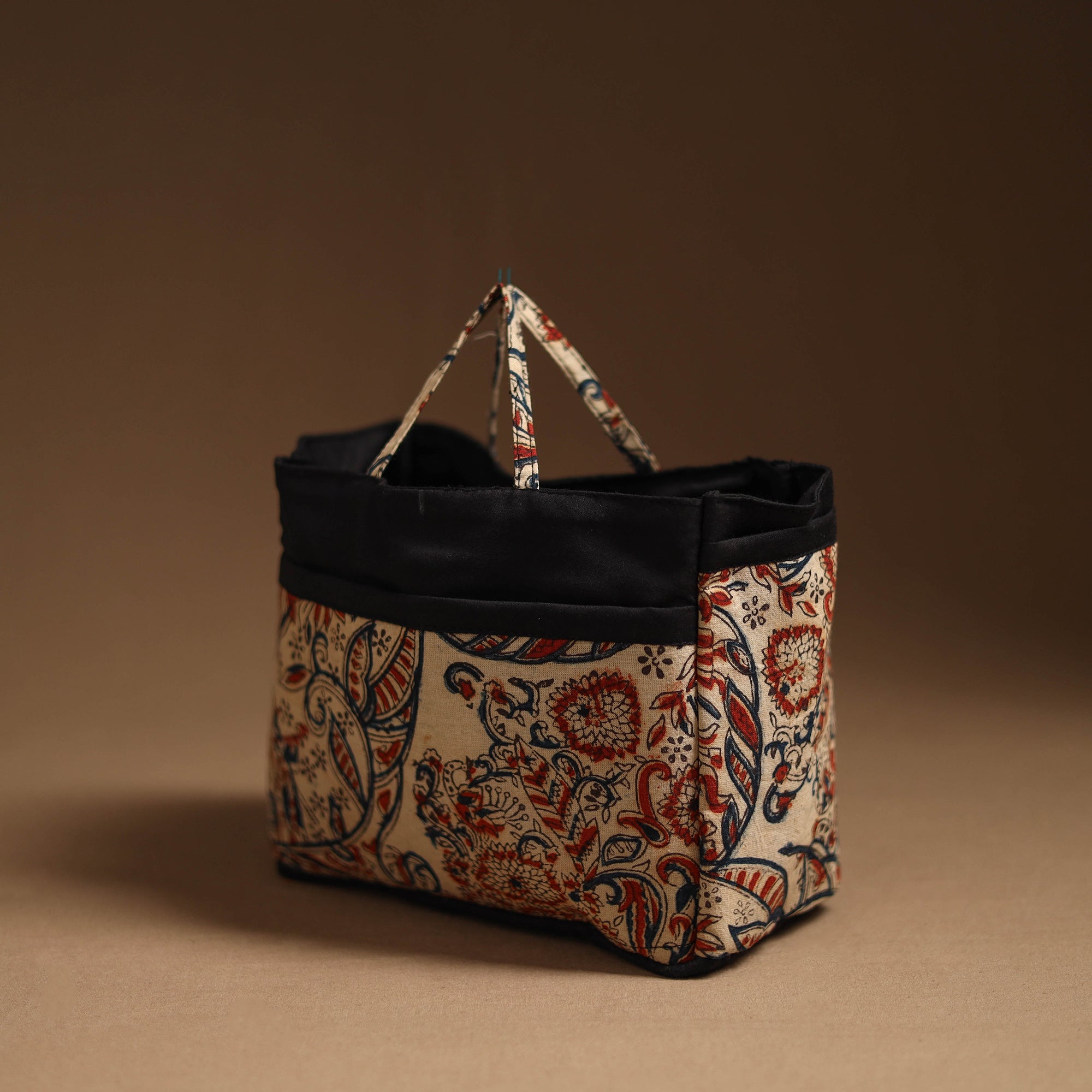 NOORI BAZAR Beige - Handcrafted Cotton Cosmetic/Toiletry Bag 07 - view 2