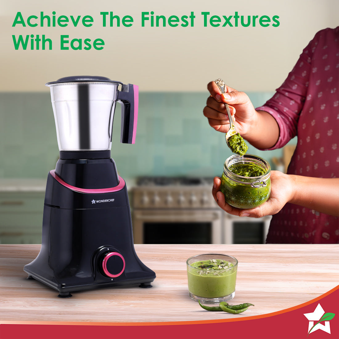 Wonderchef Select Mixer Grinder 750W 4 Jar . - view 3