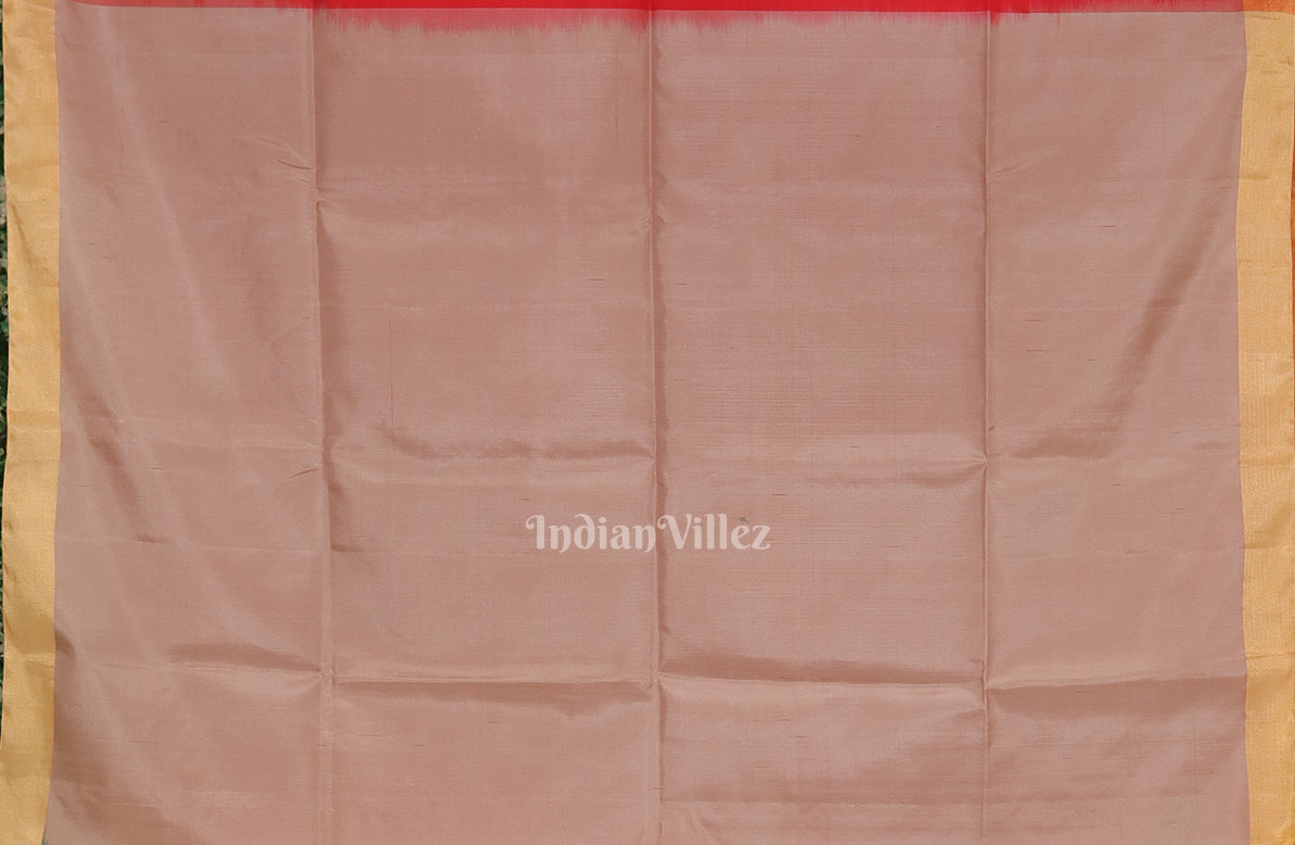 IndianVillèz Red Pure Kanjivaram Soft Silk Saree - view 4