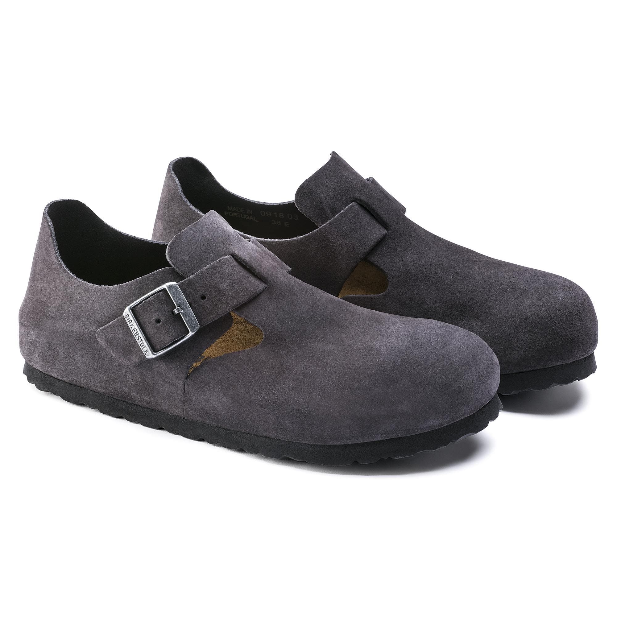 Birkenstock London Suede Leather – Gray Gray/Gunmetal - view 3