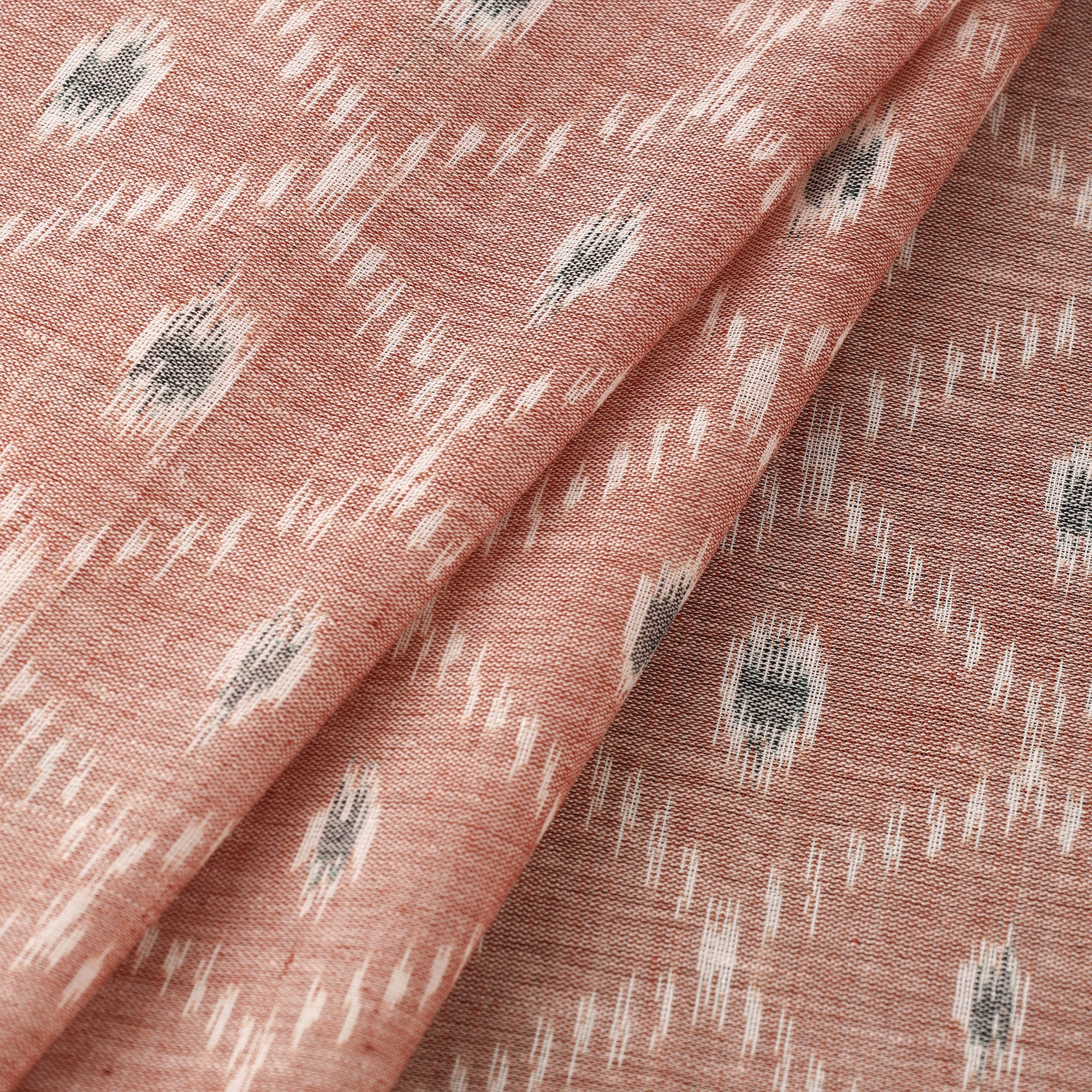 ASHOKA ASSEMBLE - CELEBRATING CRAFTS OF ODISHA Brown - Maniabandha Ikat Weave Handloom Cotton Fabric 10 - view 2