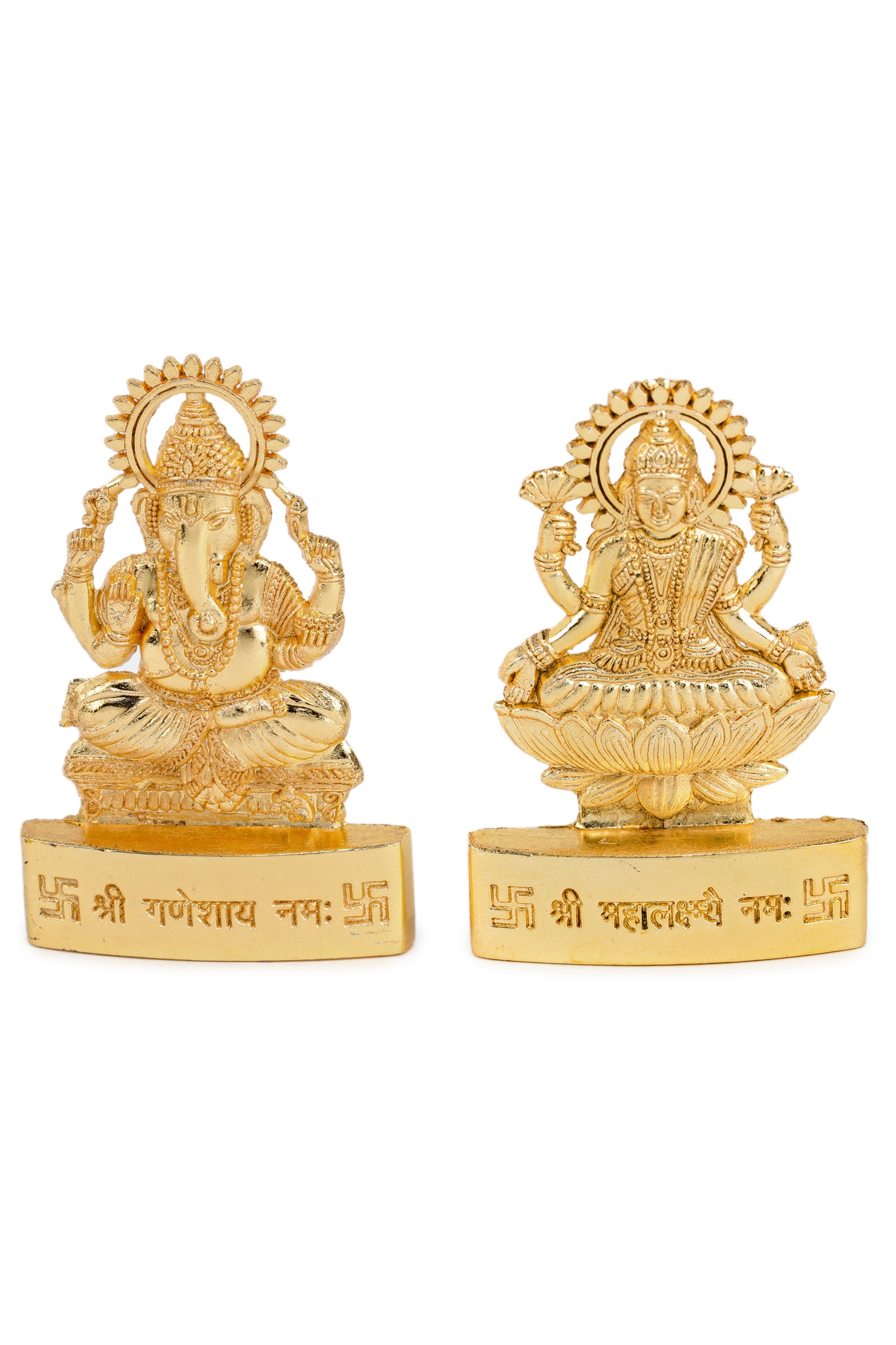 Studio Vaidik Lakshmi Ganesh Idol Pair - view 2