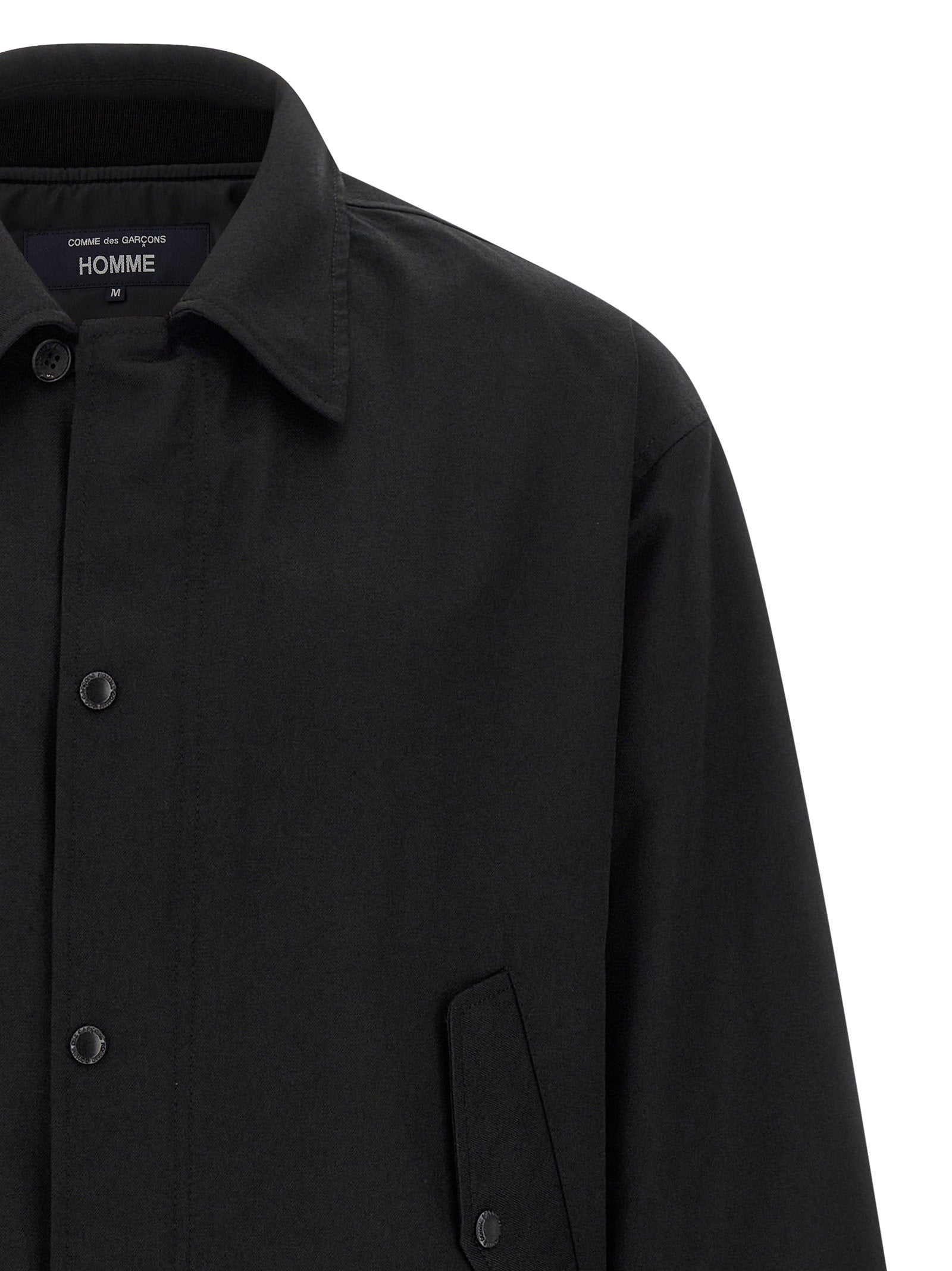 Comme Des Garҫons Homme Wool Overshirt – 50% polyester, 50% wool - view 3