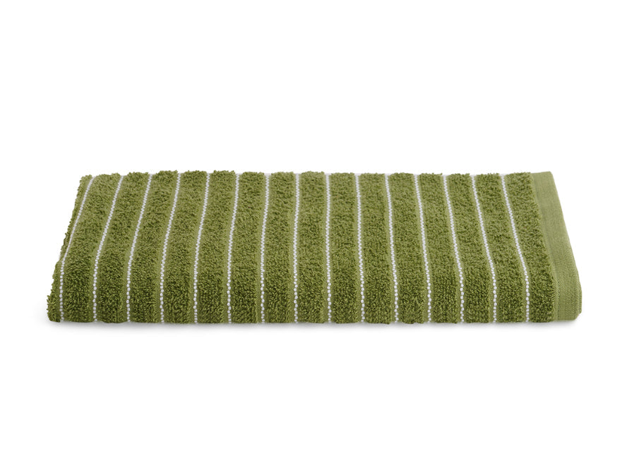 Spaces India Apple Green - Light Green 100% Cotton Bath Towel - 2-In-1 By Welspun - view 3